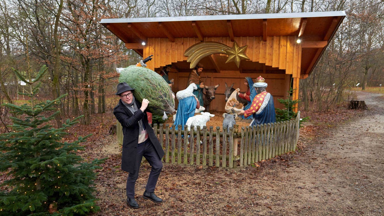 Weihnachtszauber und Krippenspiel im Lainzer Tiergarten