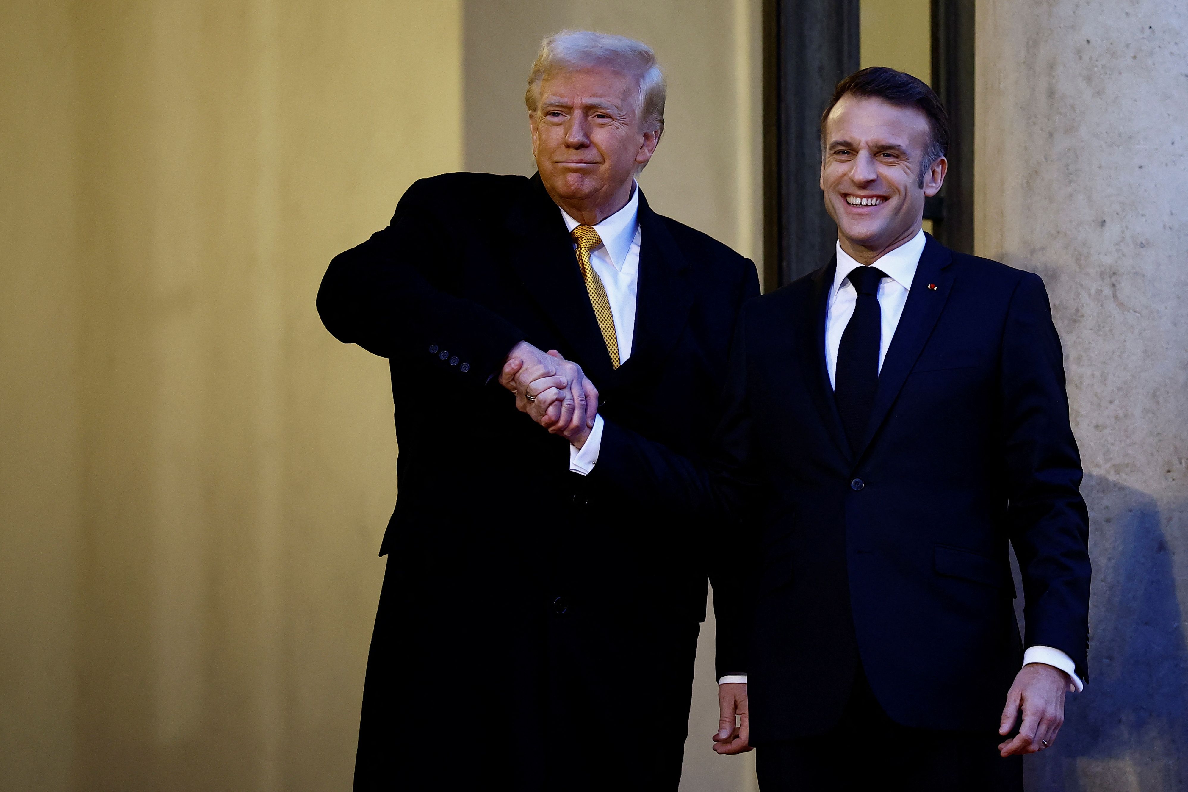 Emmanuel Macron, den Trump wiederholt als 
