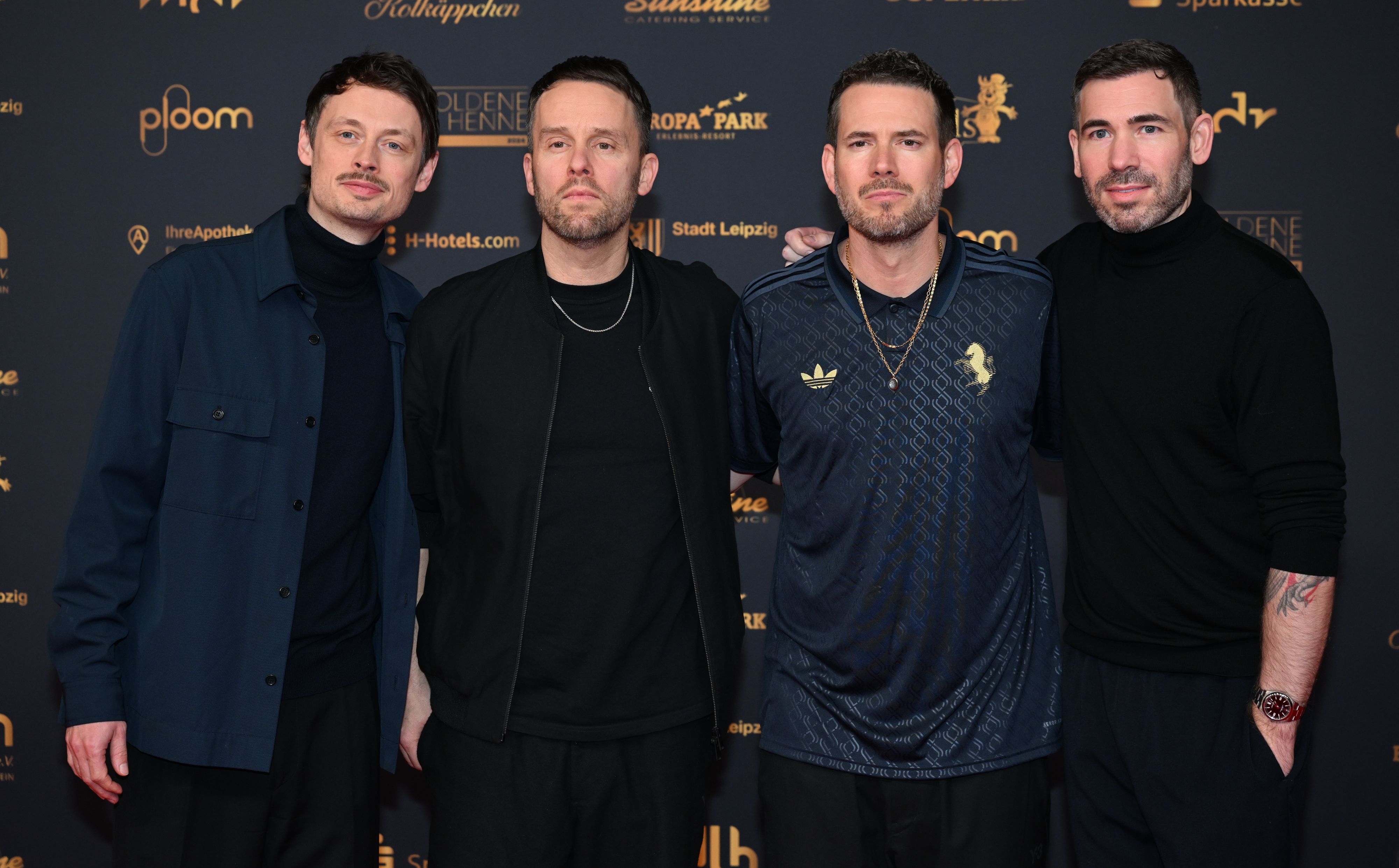 Die Band Revolverheld: Jakob Sinn, Kristoffer Hünecke, Johannes Strate und Niels Kristian Hansen (v.l.).