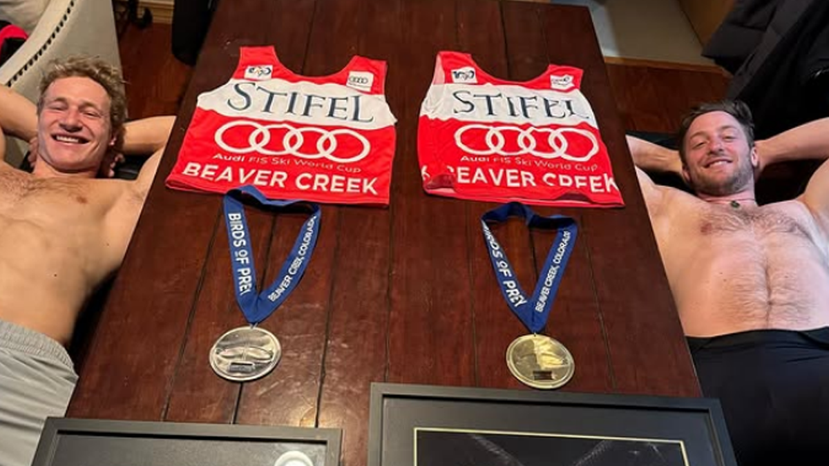 Marco Odermatt und Justin Murisier – das schnellste Zimmer im Ski-Weltcup. 