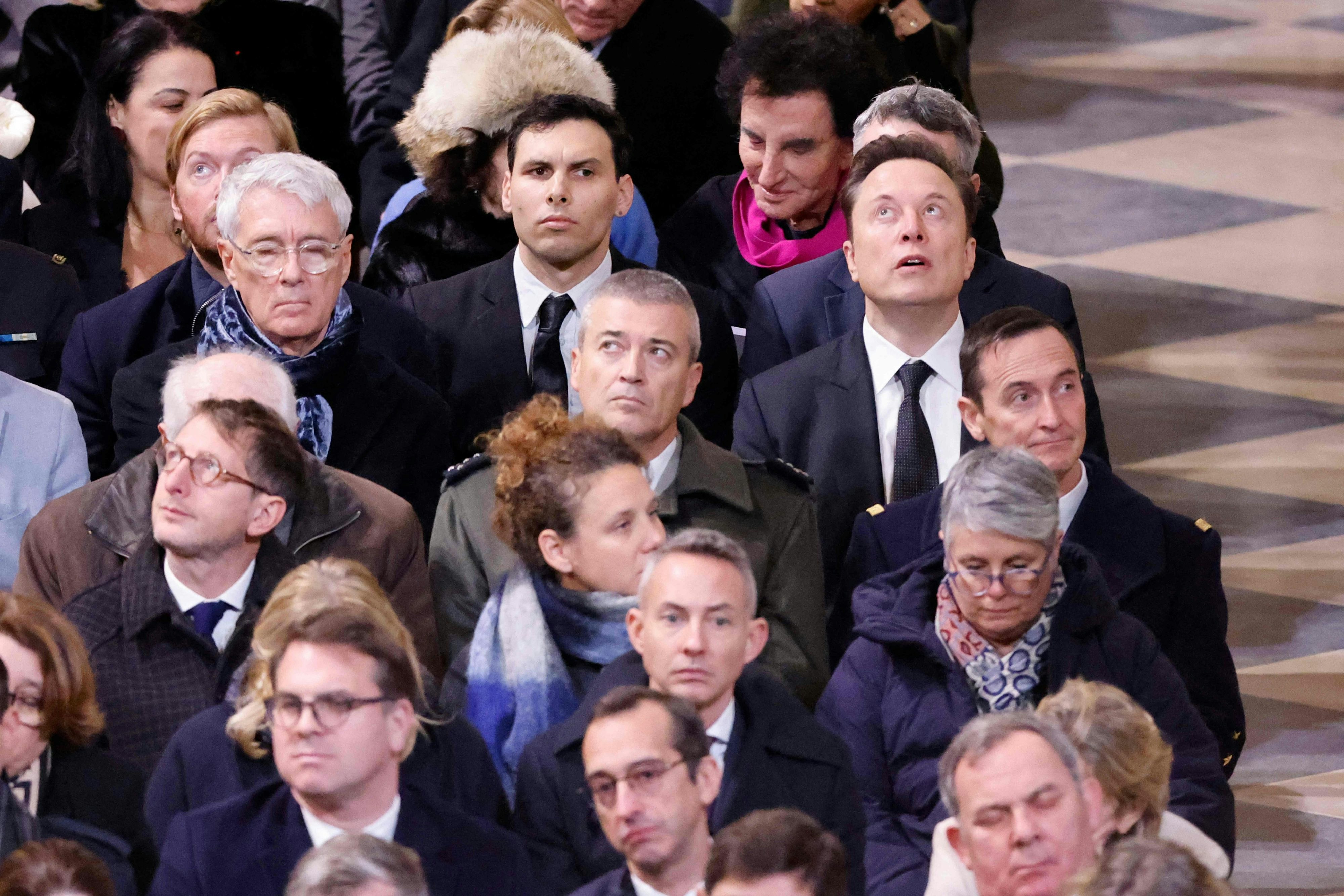 Trump-Kumpel und Tesla-CEO Elon Musk in der Kathedrale