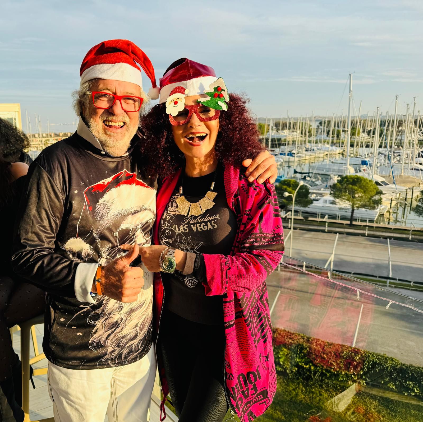 Christina Lugner mit ihrem guten Freund Richie Hofer