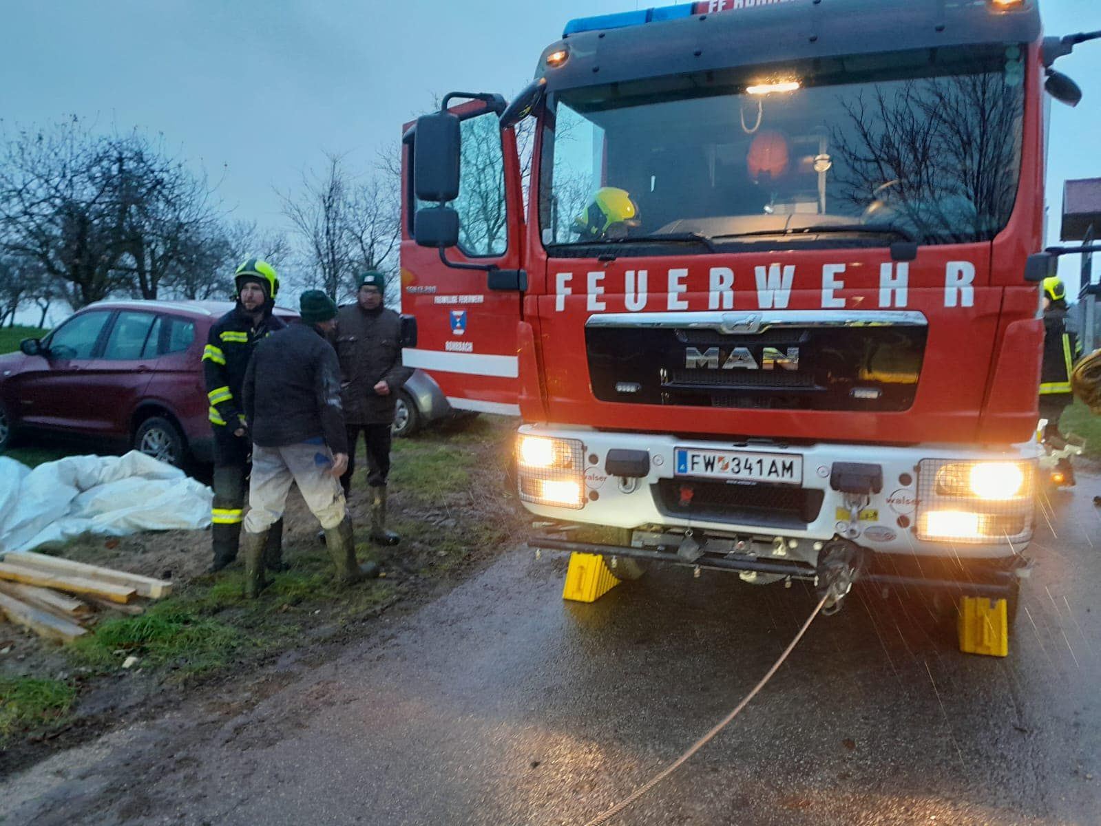 Die Feuerwehr Rohrbach musste ausrücken (Symbolbild)