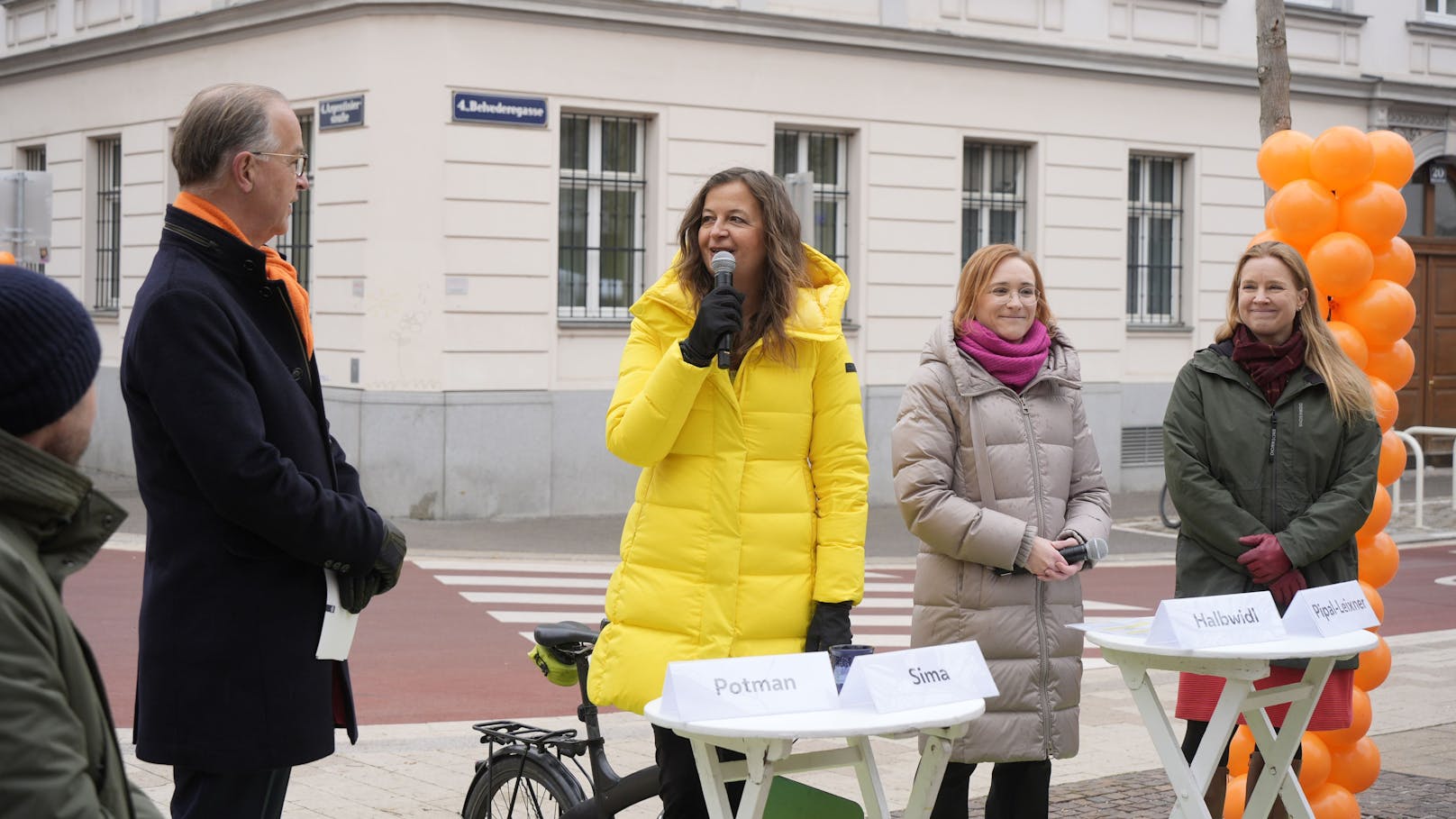 Die Fahrradstraße wurde feierlich eröffnet.