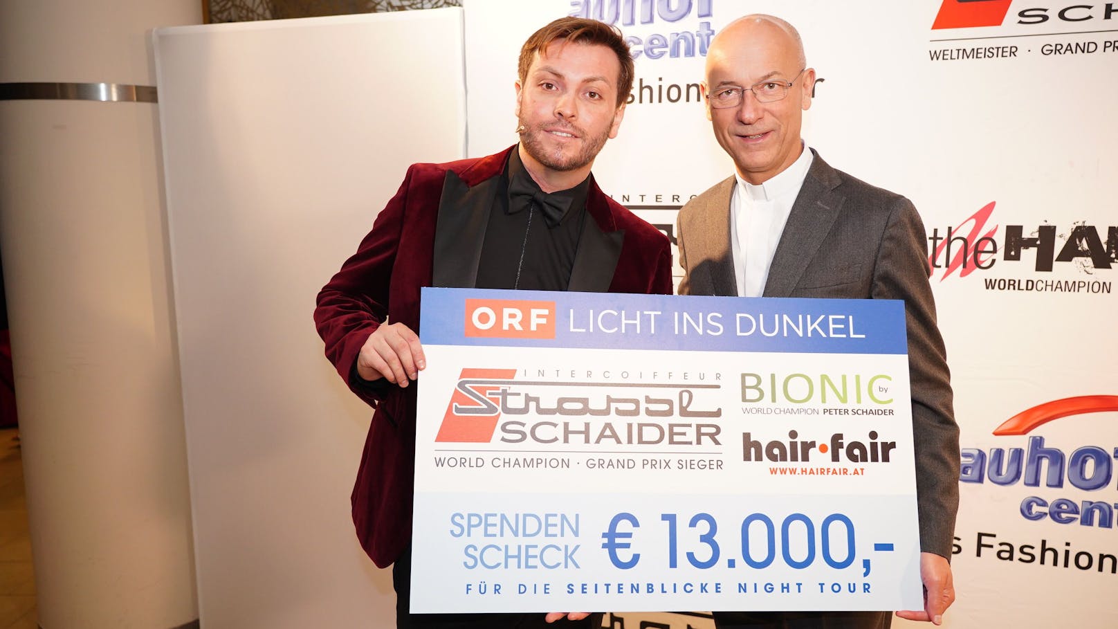 Peter Schaider Junior mit Dompfarrer Toni Faber