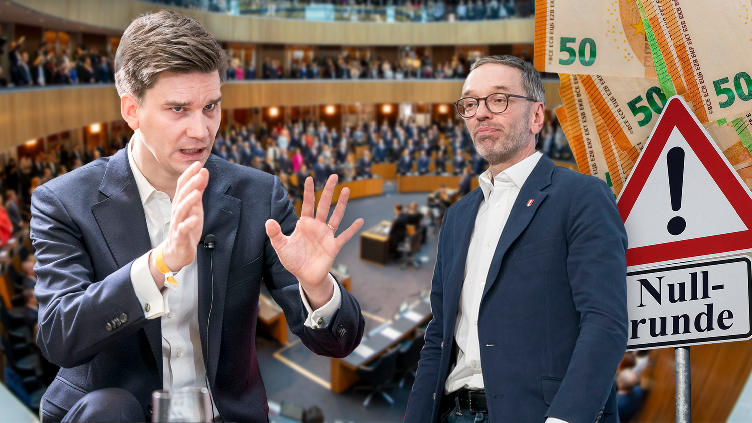 NEOS-Generalsekretär Douglas Hoyos polterte jetzt gegen FPÖ-Chef Herbert Kickl.