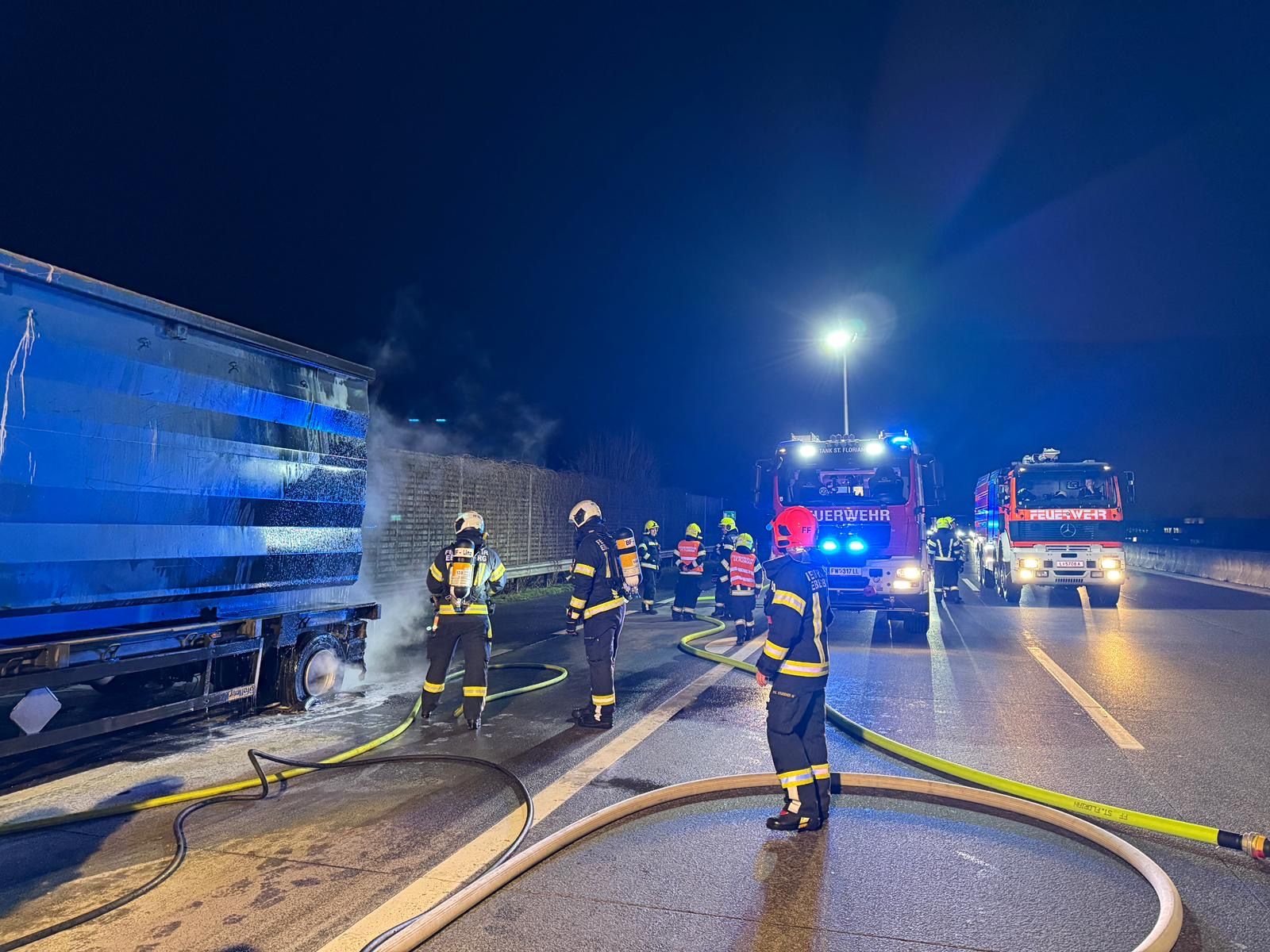 Die Feuerwehr war rasch vor Ort.