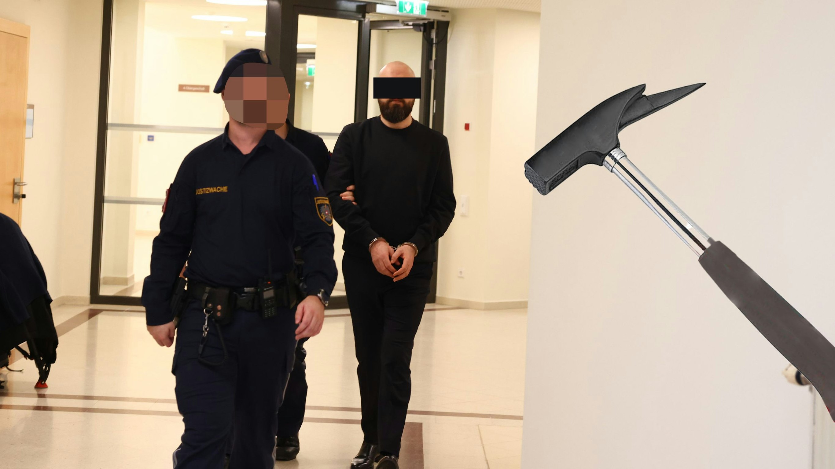 Opfer mit Hammer erschlagen: Angeklagter (39) vor Gericht in Wien.