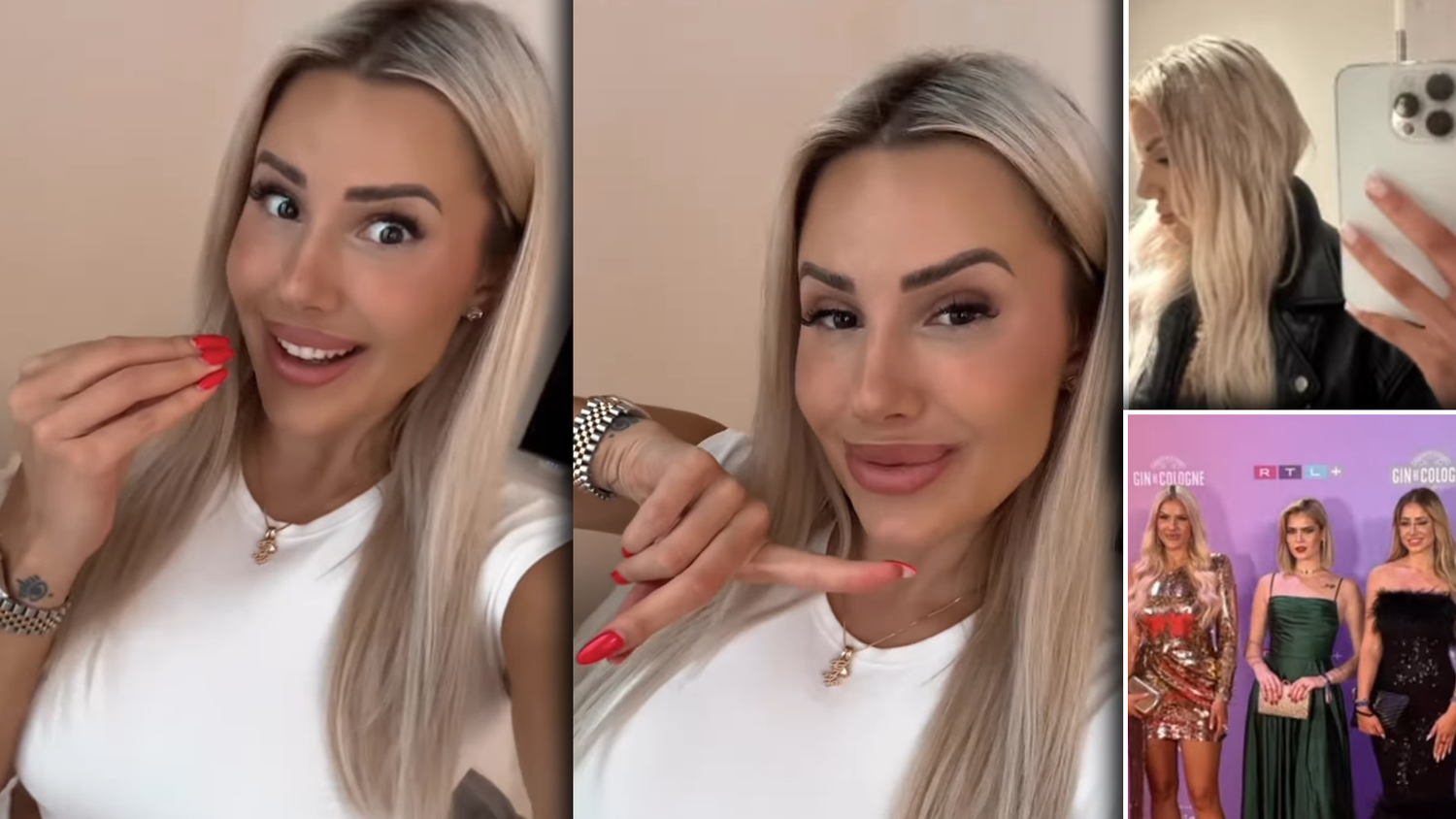 Bei den Reality-Awards soll es zu einer Wasser-Attacke gekommen sein. Lauras Haare waren im Anschluss komplett nass.