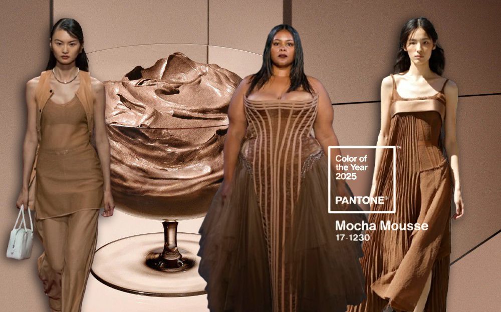 Der sanfte Braunton erobert bereits die Laufstege und spätestens 2025 auch unsere Kleiderschränke.