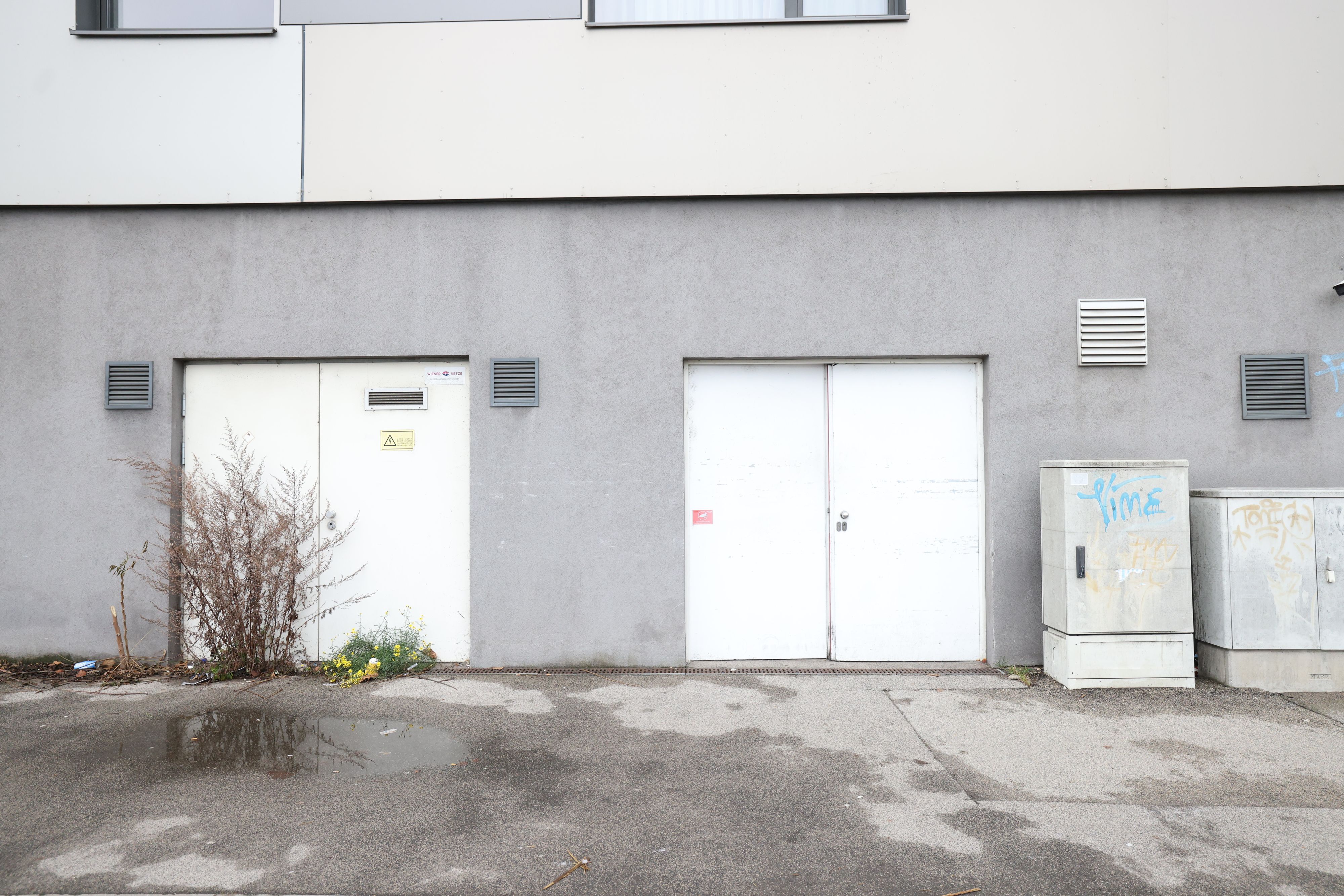 In diesem Hotel-Müllraum wurde die Kinderleiche gefunden.