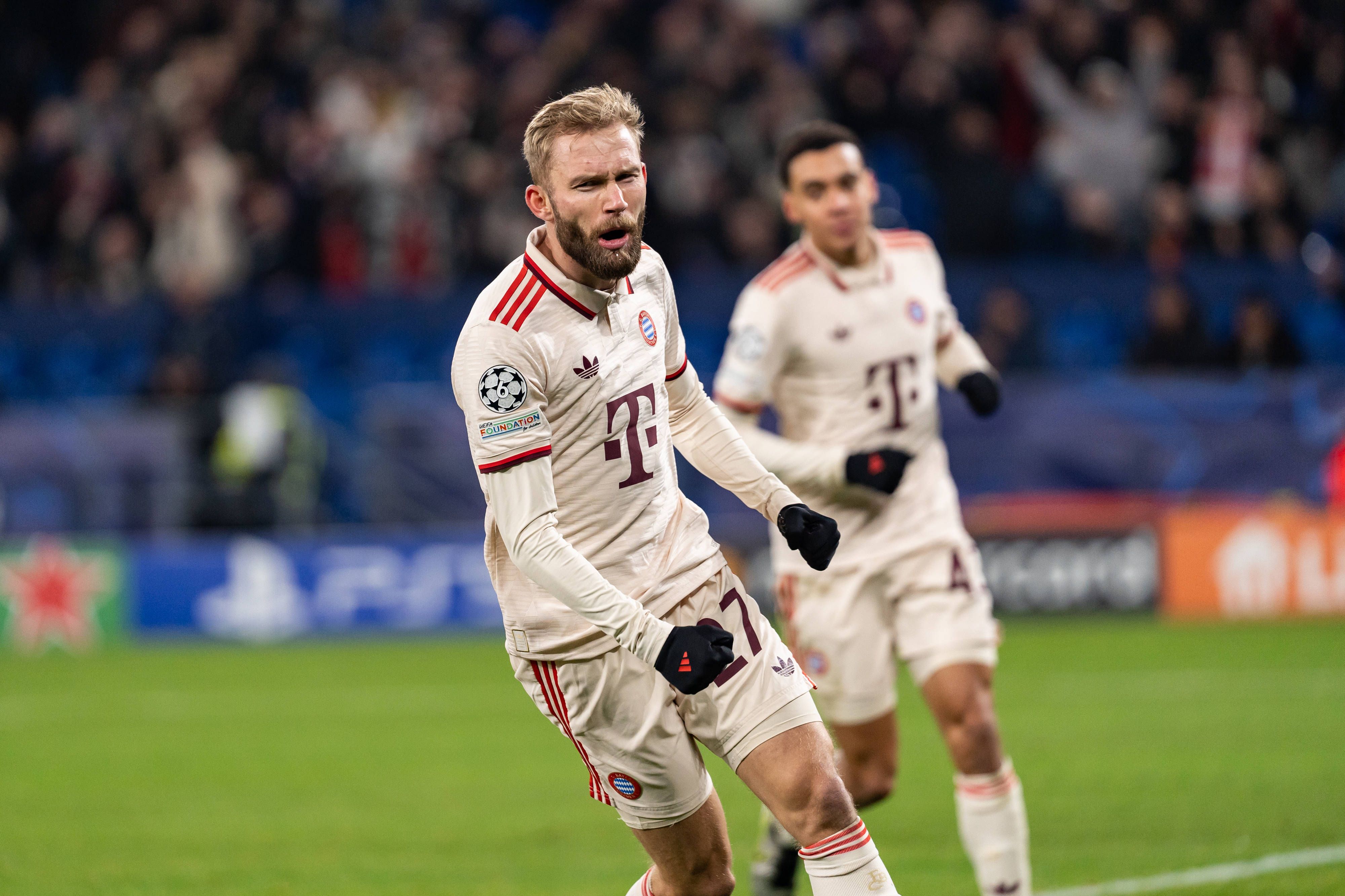 ÖFB-Teamspieler Konrad Laimer im Dress der Bayern. 