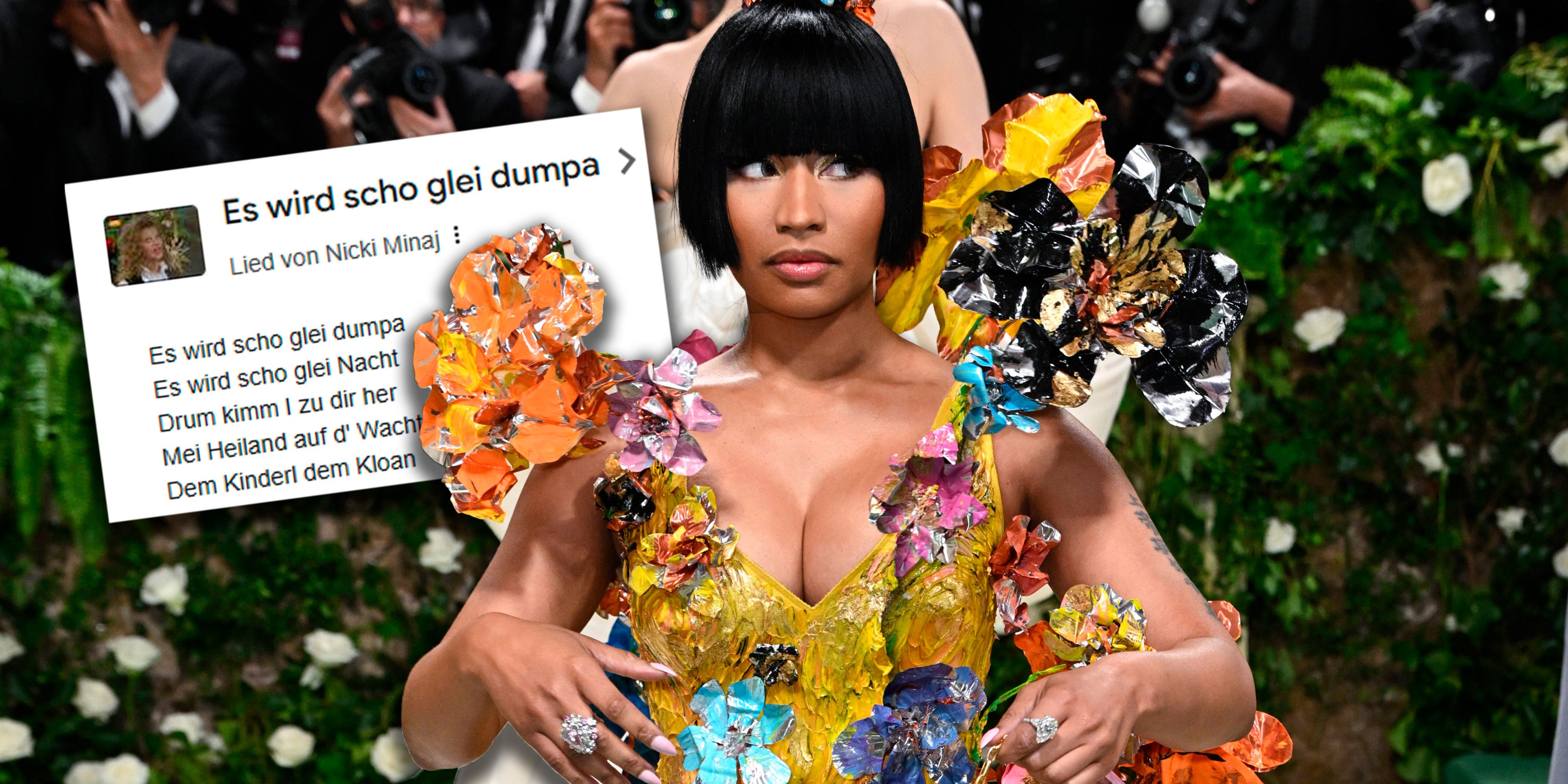Nicki Minaj singt... was?