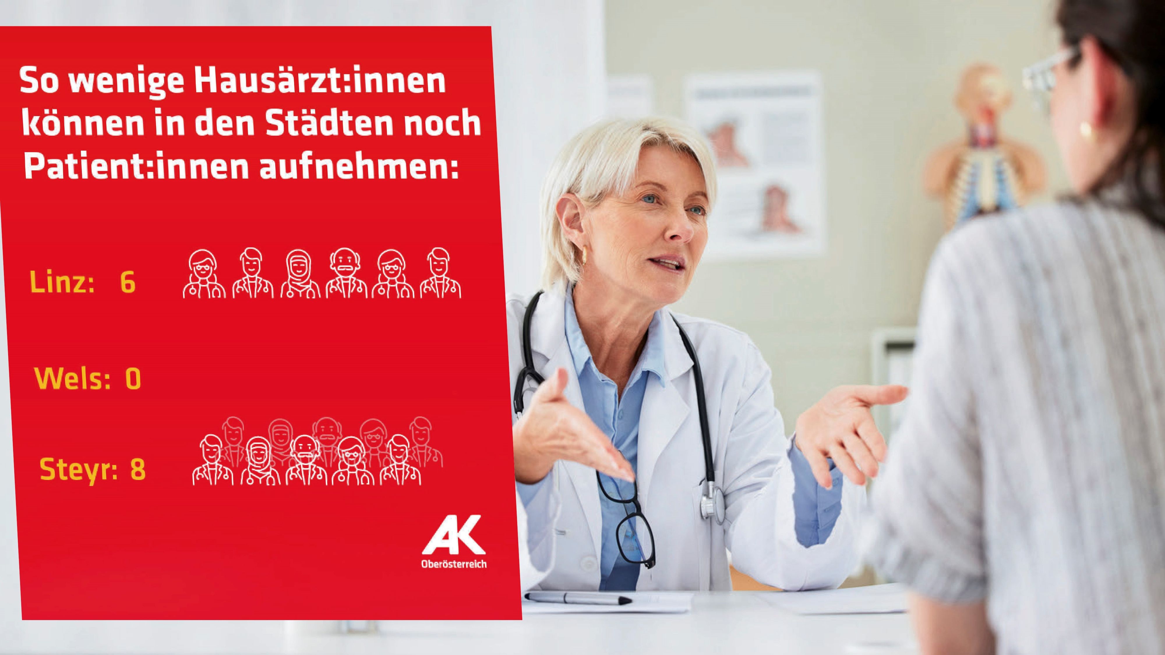 In Wels können Hausärzte derzeit keinen einzigen Patienten mehr aufnehmen. (Symbolbild)