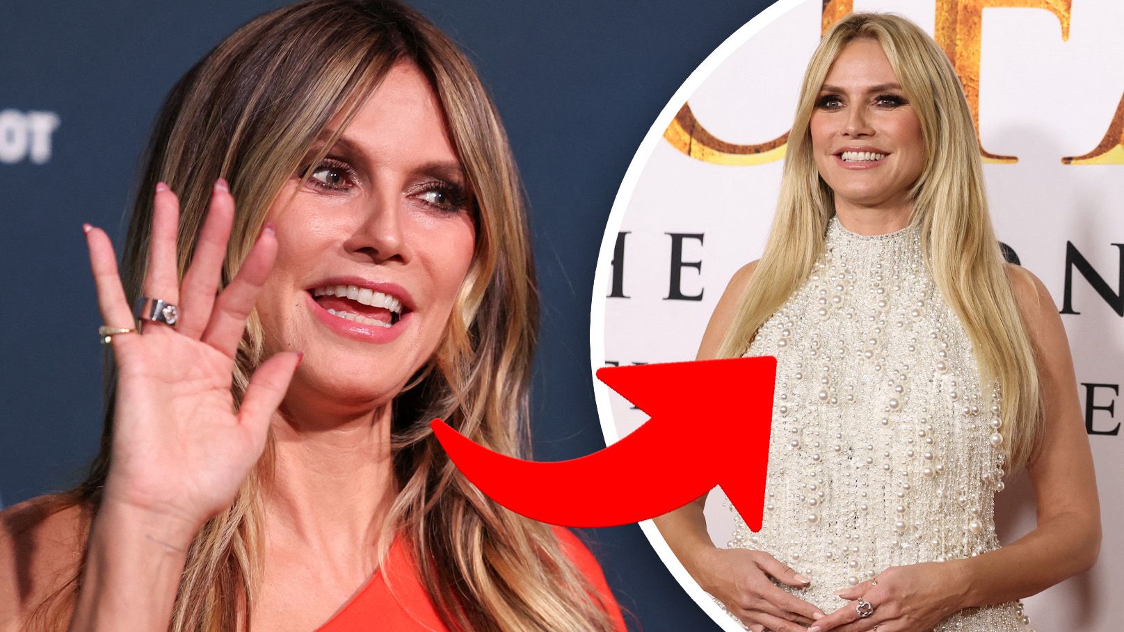 Heidi Klum hat sich die Haare gefärbt.