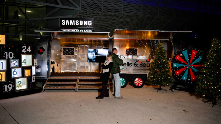 Zum Abschluss macht die Samsung-Roadshow in Wien Station.