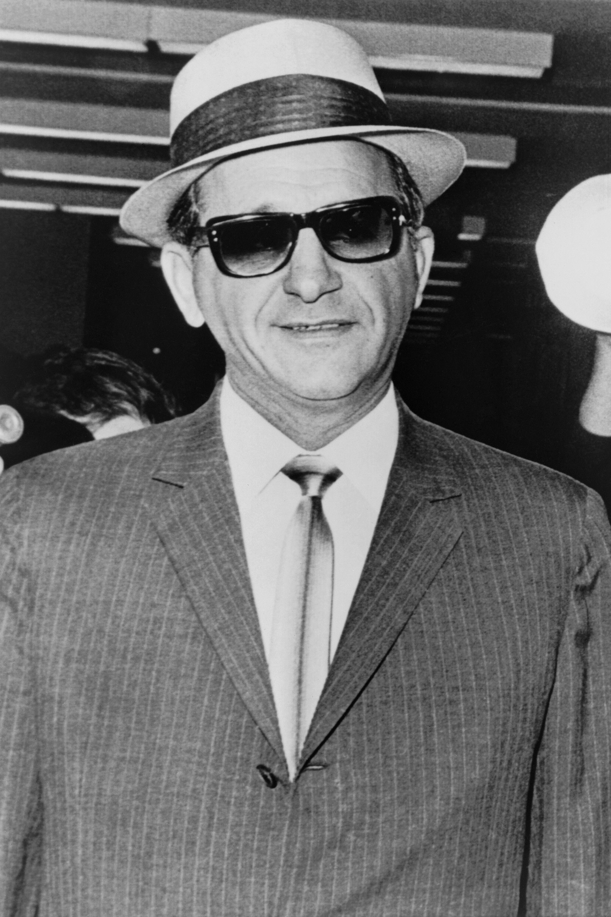 Sammy Giancana (1908-1975), Mafia-Pate und Boss des Chicagoer "Outfit", galt als einer der engsten Vertrauten von Frank Sinatra