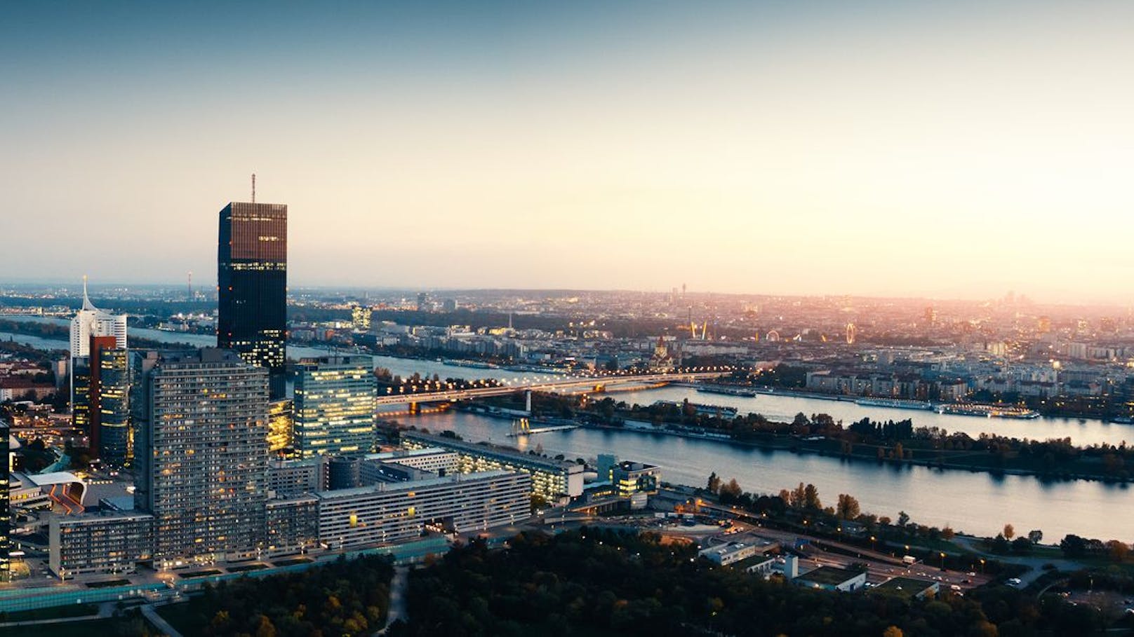 Spezieller Sonnenuntergang in Wien – das ist der Grund