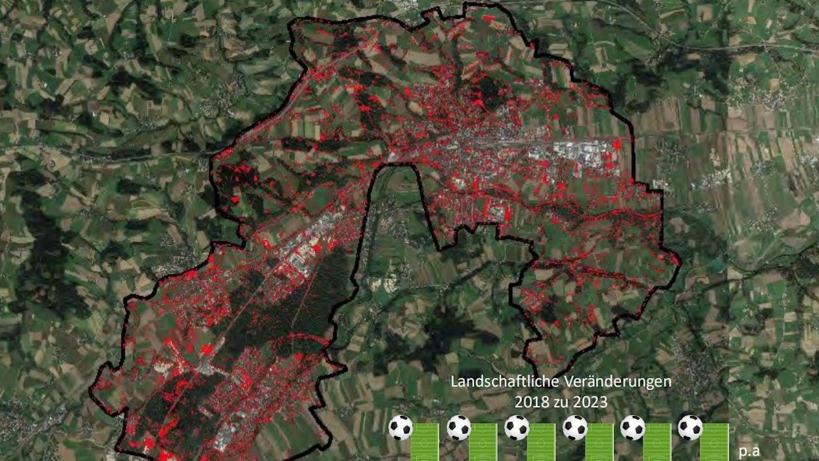 Das Projekt "Satellitenmessung von Treibhausgasen" misst auch den Anteil der Bodenversiegelung.