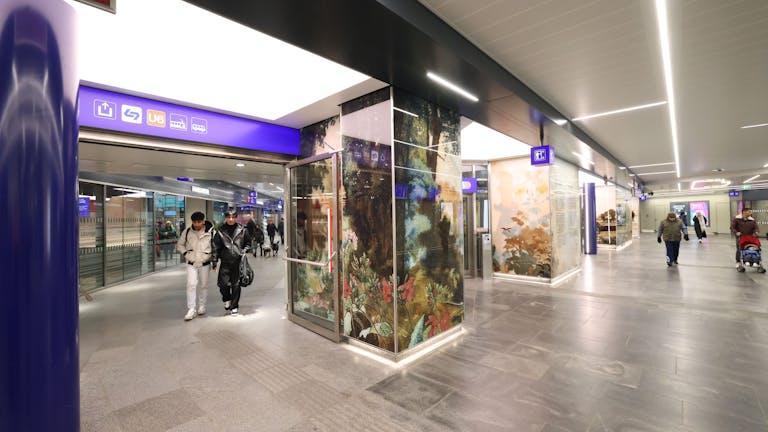 Neue KunstPassage Bahnhof Meidling wurde modernisiert Heute.at