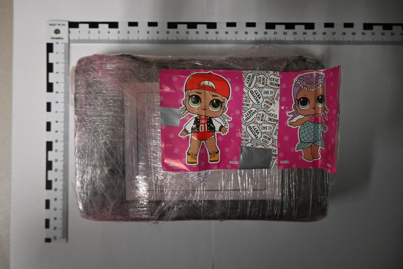 Sicherstellung von mehr als zwei Kilogramm Kokain.