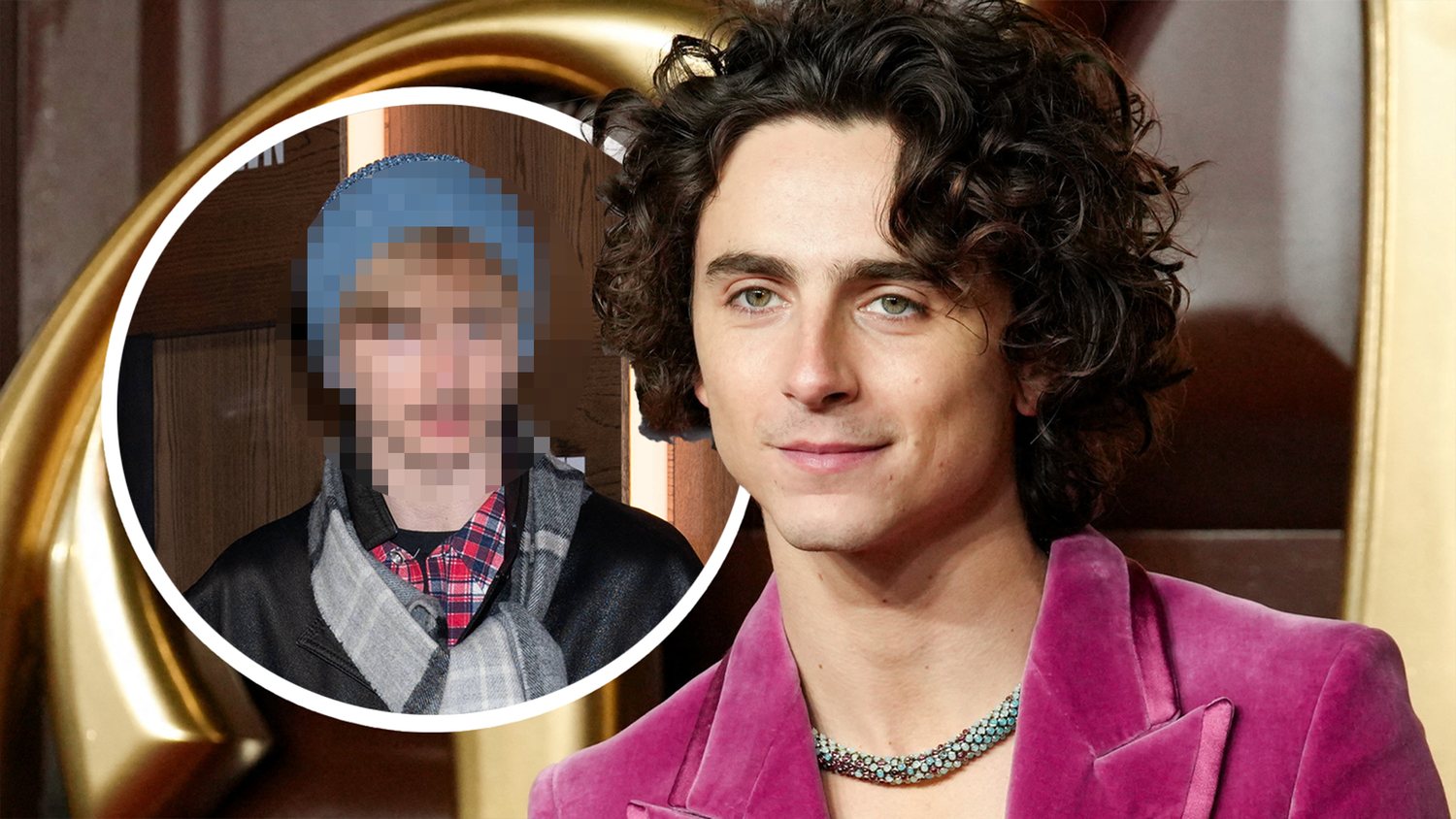 Neuer Look! Timothée Chalamet überrascht mit blondem Haar.