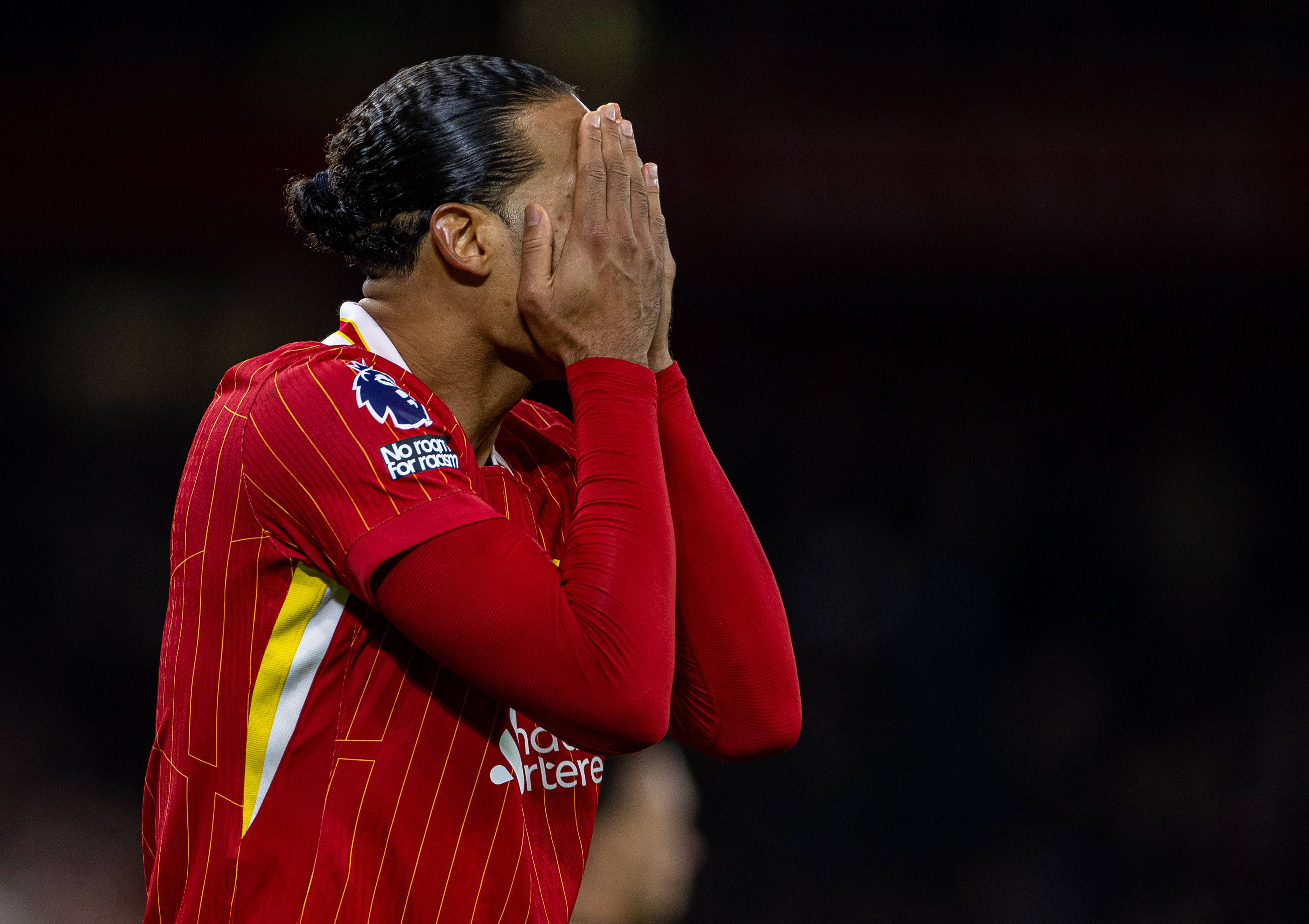 Superstar Virgil van Dijk war unzufrieden mit dem Remis gegen Fulham.