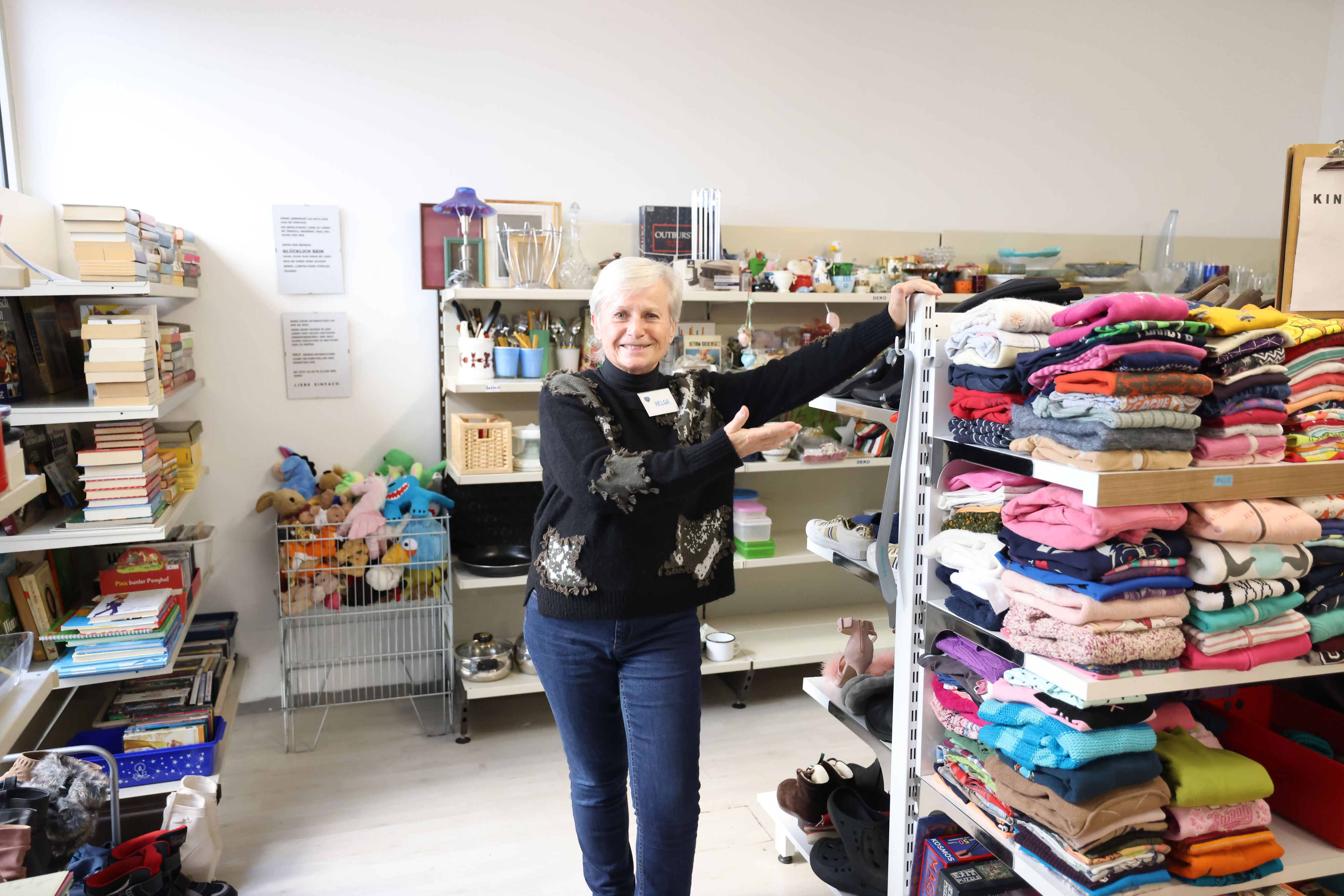 Helga Kielmayer zeigt soziales Engagement.