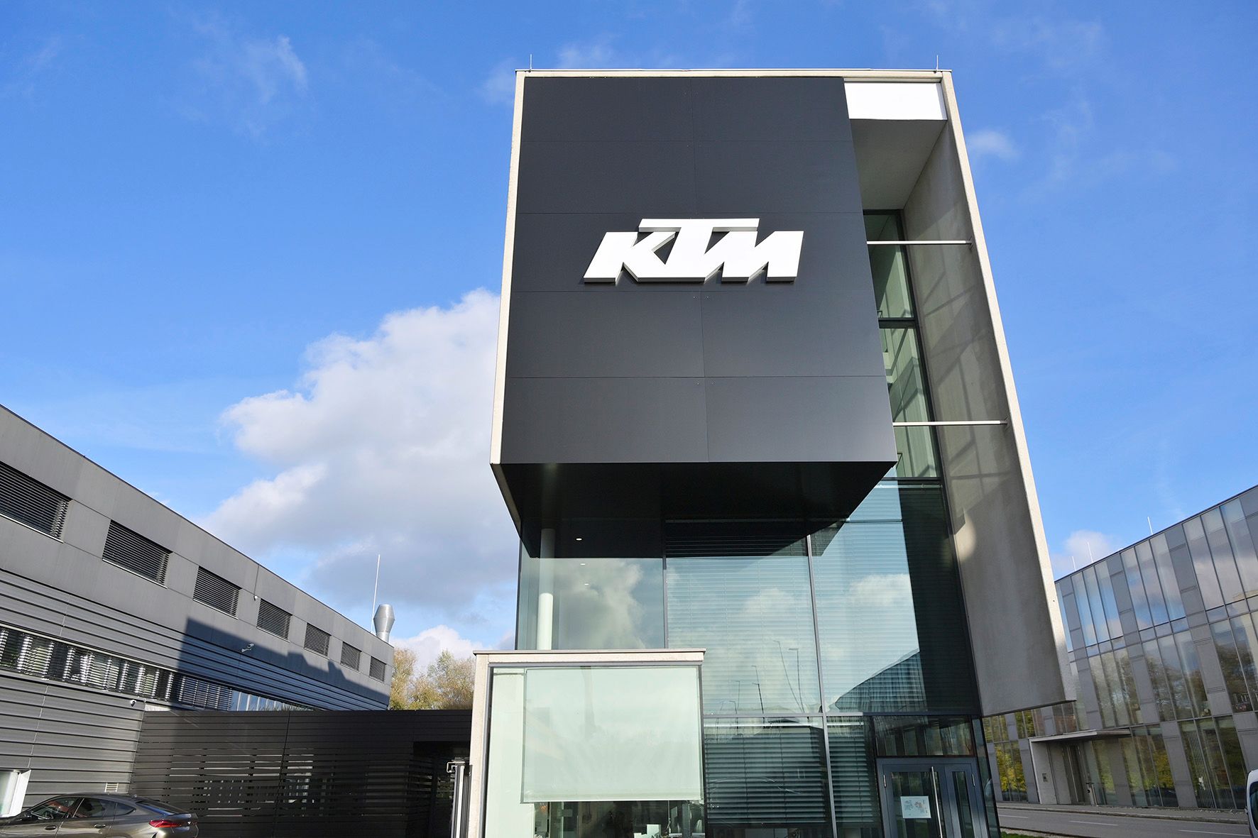 Die Lage bei KTM bleibt angespannt. Im Bild: Hauptwerk in Mattighofen (Bez. Braunau)