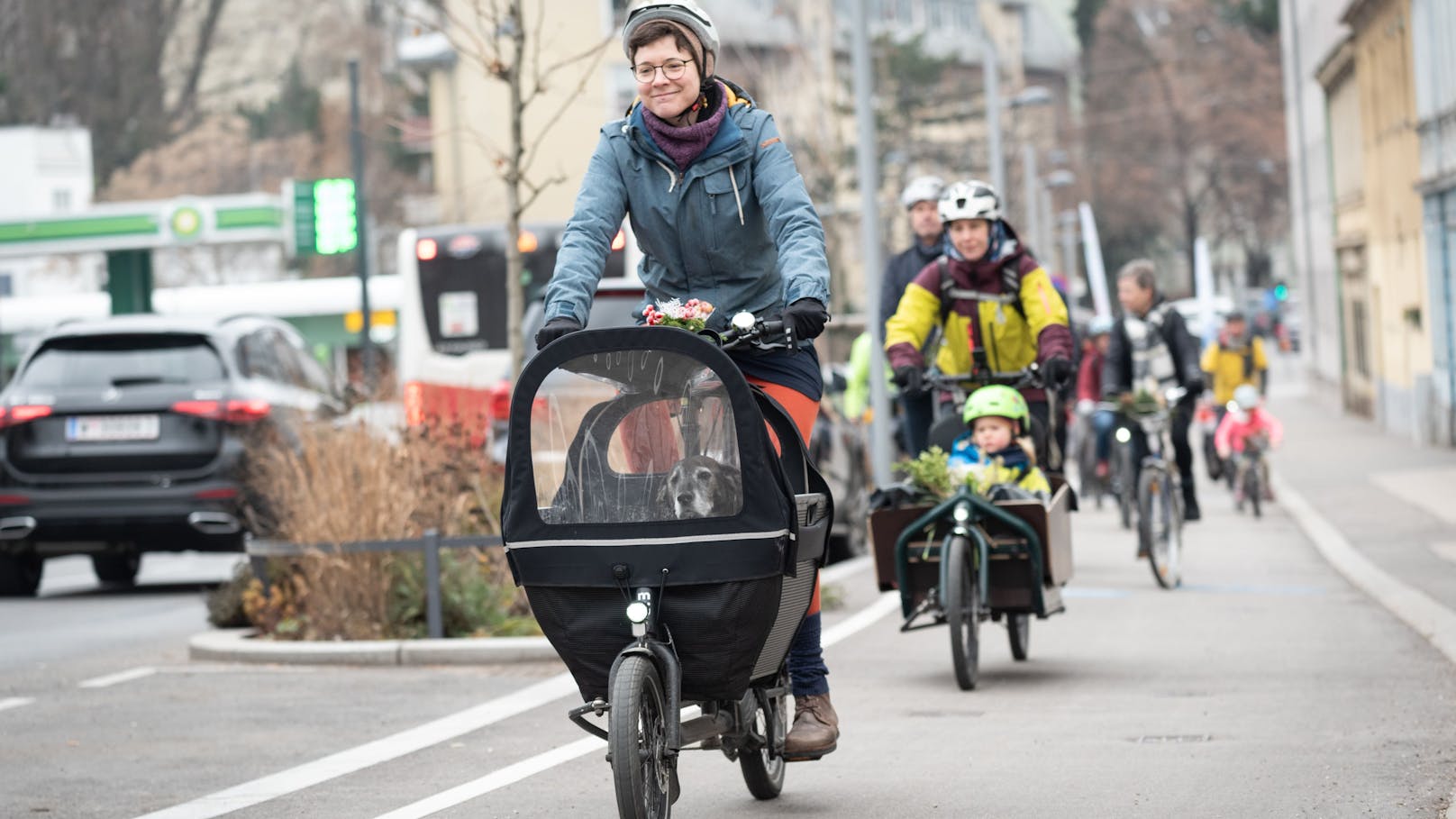 Getrennt vom motorisierten Verkehr kann nun von Glanzing bis zur Cottagegasse geradelt werden.