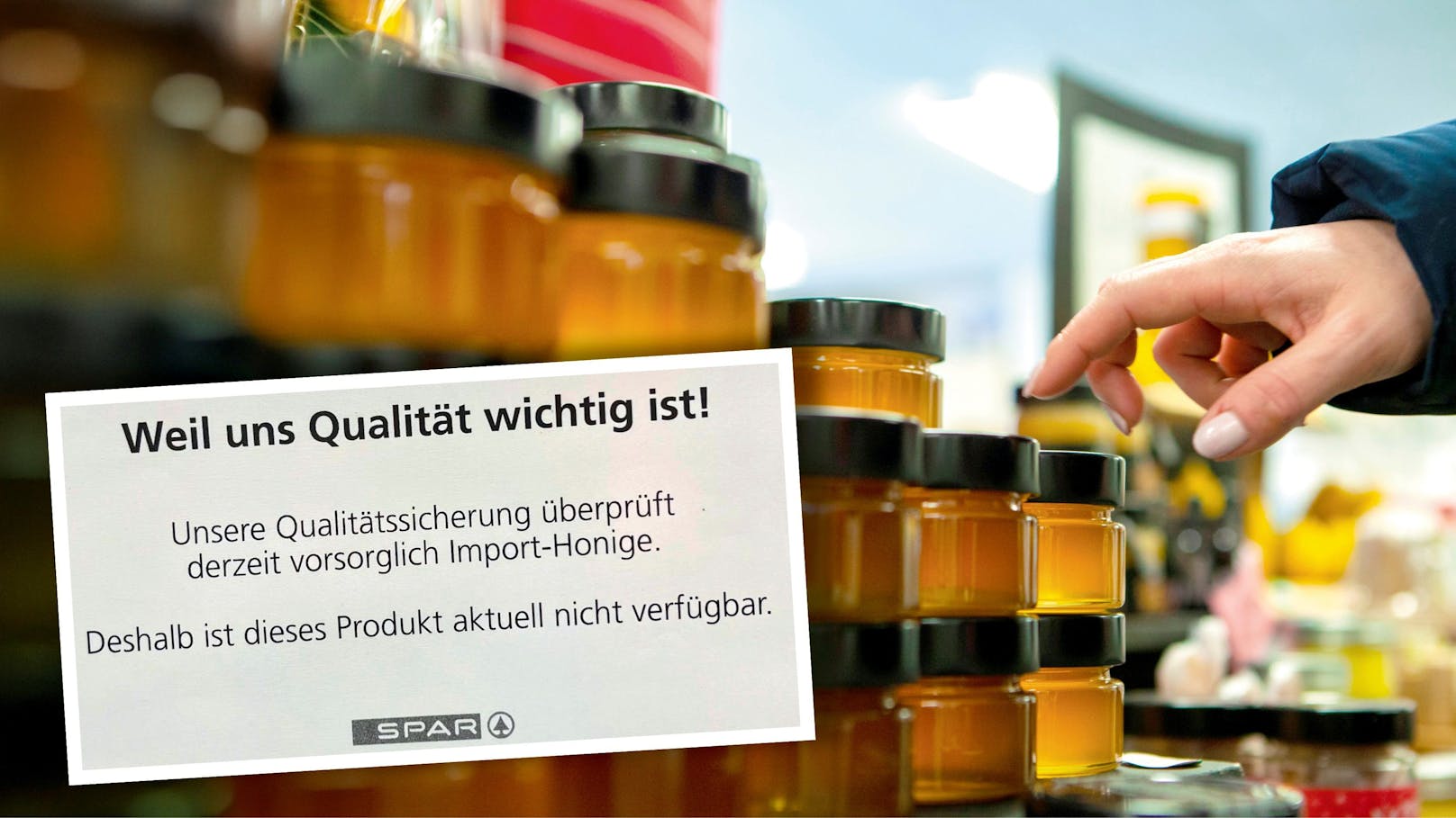 Gefälschter Billig-Honig – Spar macht nun Aktion scharf