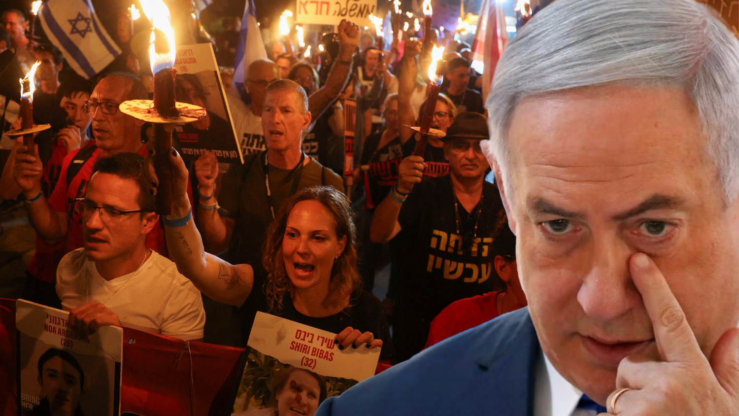 Seit Monaten gehen in Israel Menschen gegen Premier Netanjahu auf die Straße, die sein Vorgehen rund um die die Hamas-Geiseln kritisieren.