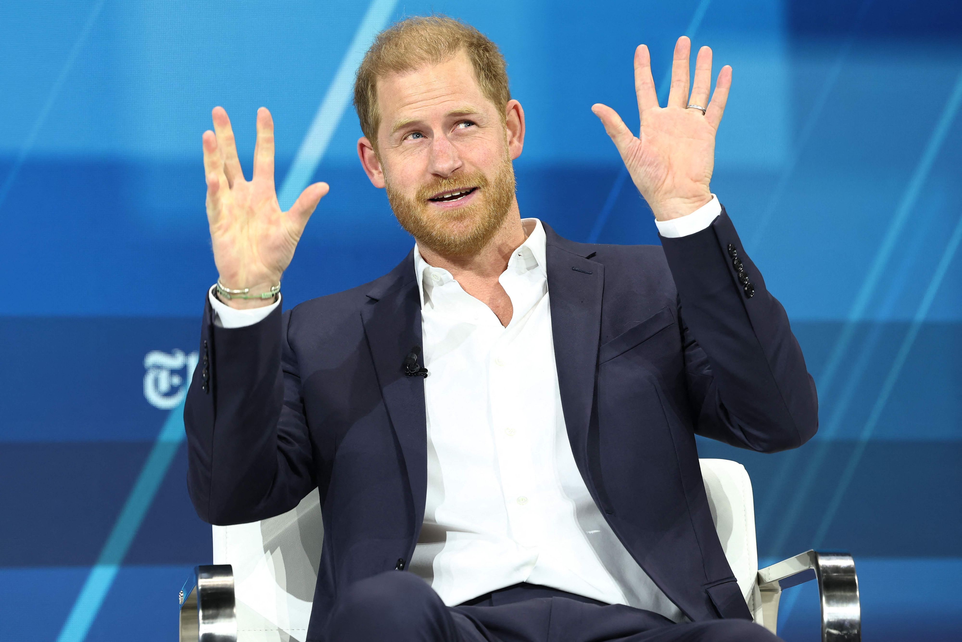 Auch Prinz Harry, The Duke of Sussex, war heuer beim DealBook Summit zu Gast