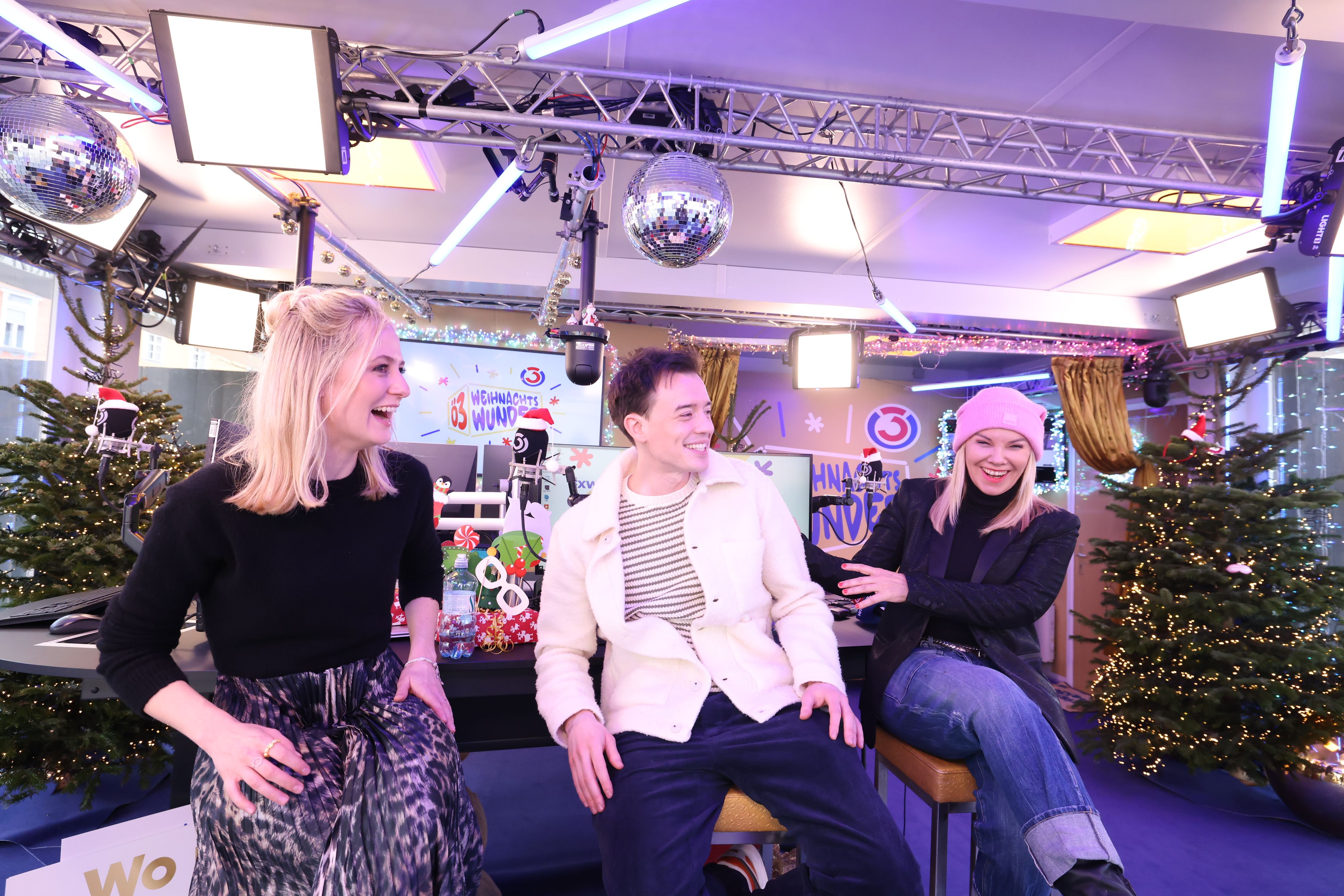 Die drei verstehen sich: Tina Ritschl, Philipp Hansa und Sylvia Graf