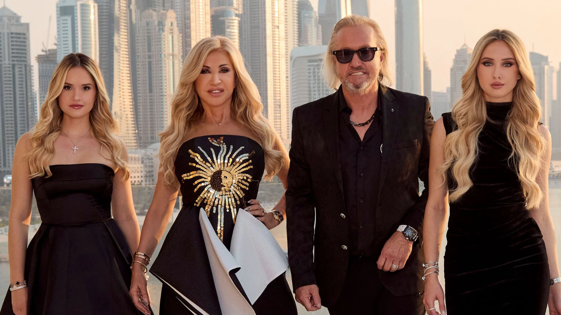 Davina, Carmen, Robert und Shania Geiss