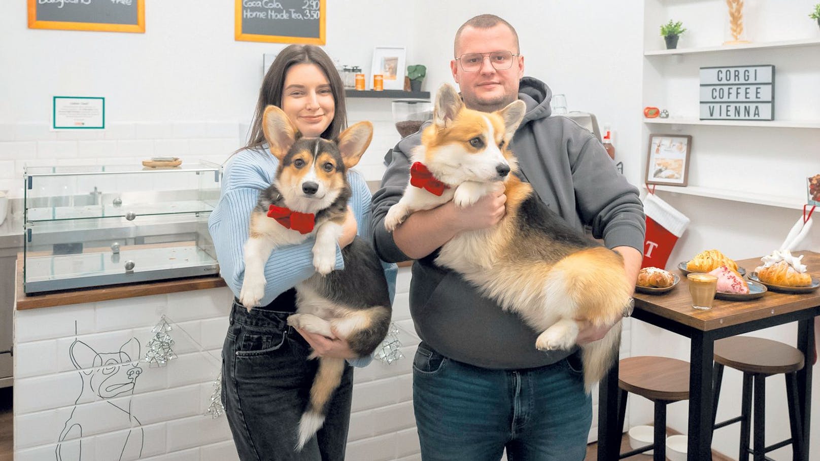 Wau! Im neuen Corgi-Café ist echt der Hund drin