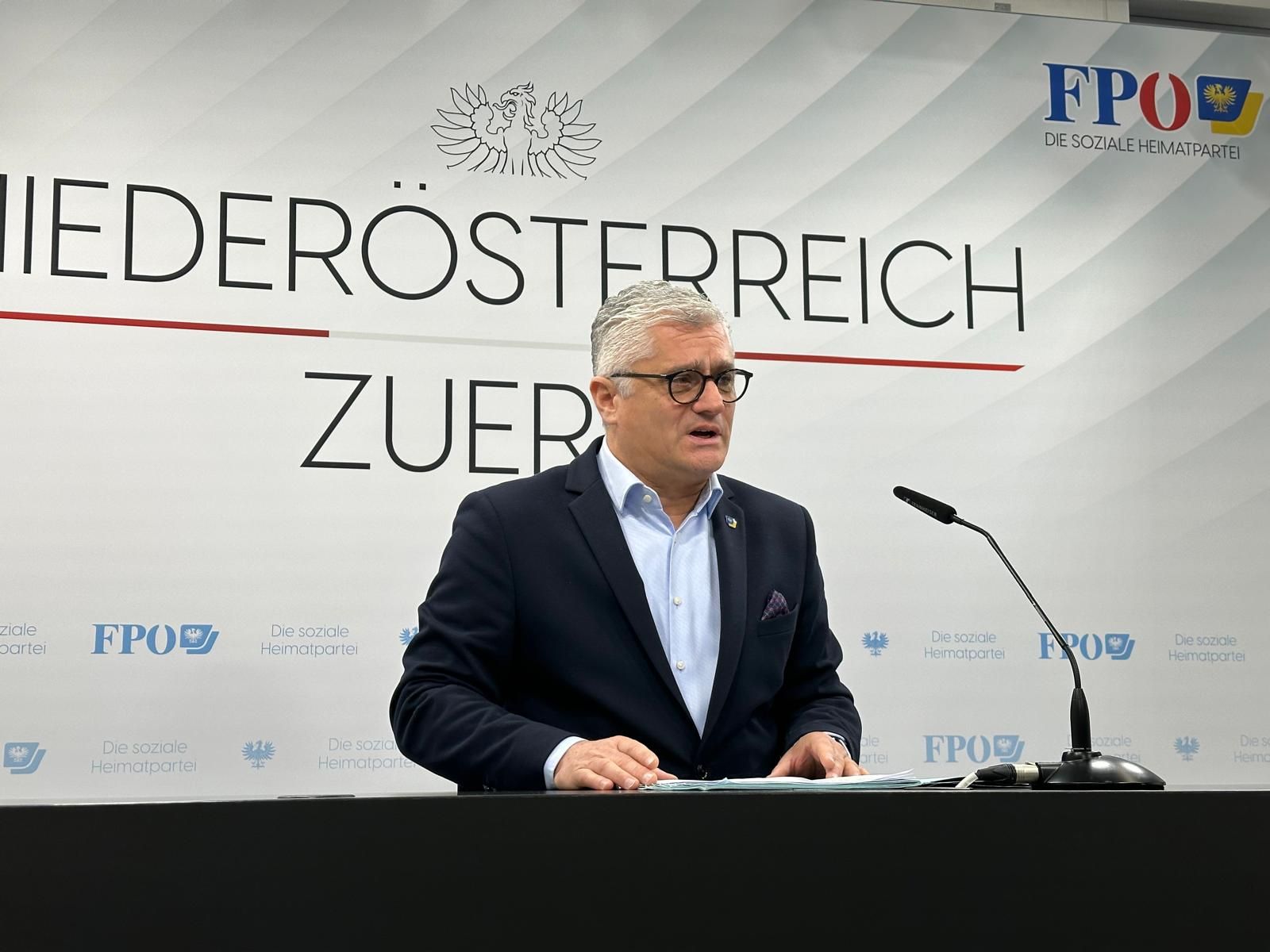 FPÖ-Landtagsabgeordneter Martin Antauer – er ist Integrationssprecher der FPNÖ