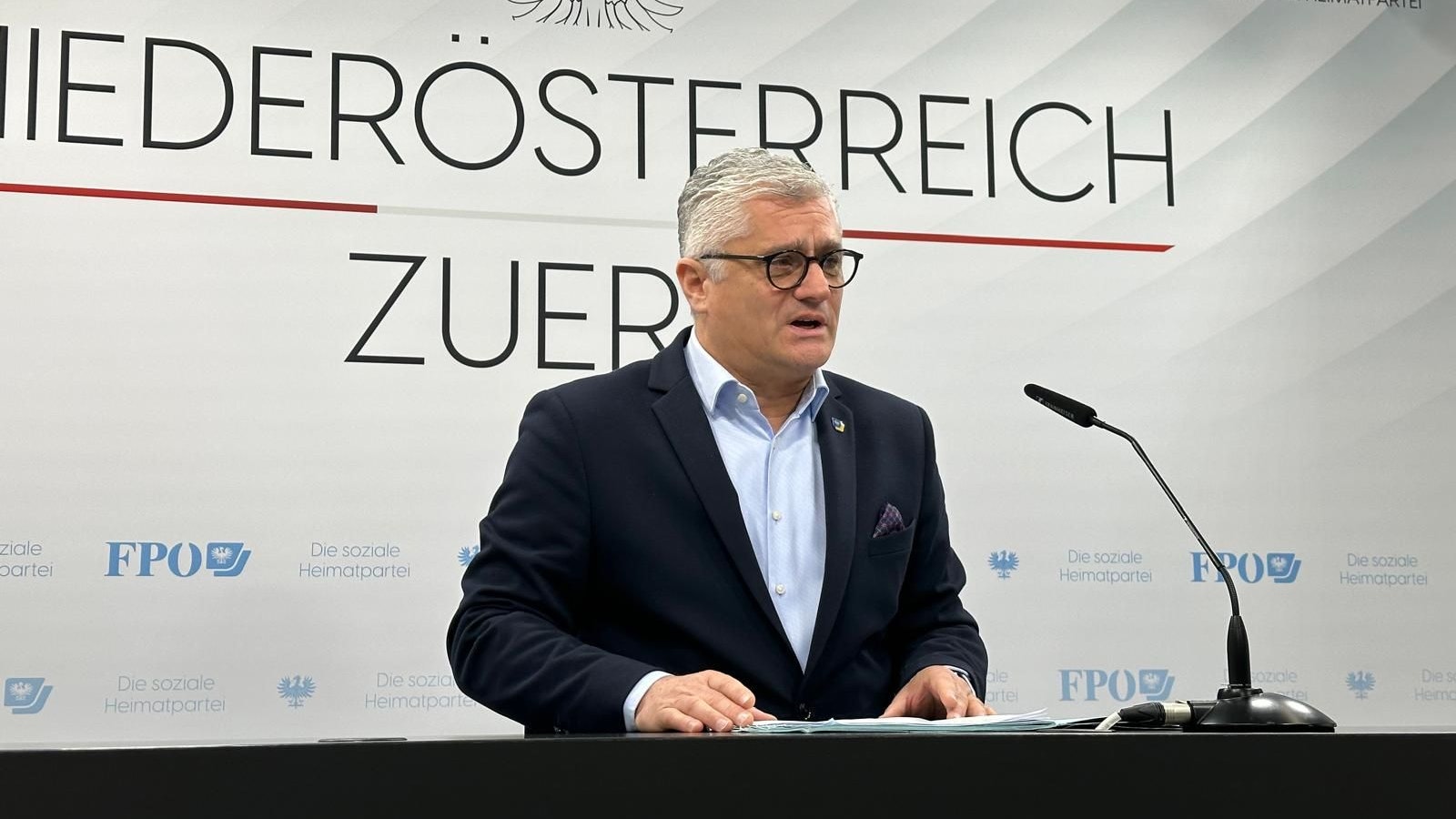 FPÖ-Landtagsabgeordneter Martin Antauer – er ist Integrationssprecher der FPNÖ