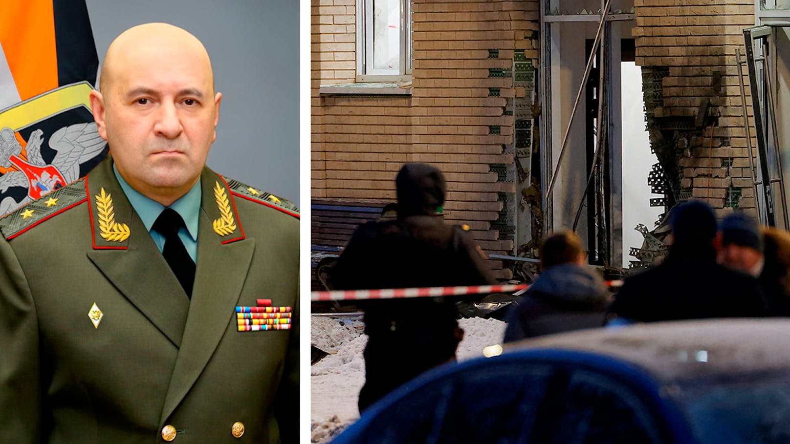 Russischer Top-General bei Explosion in Moskau getötet