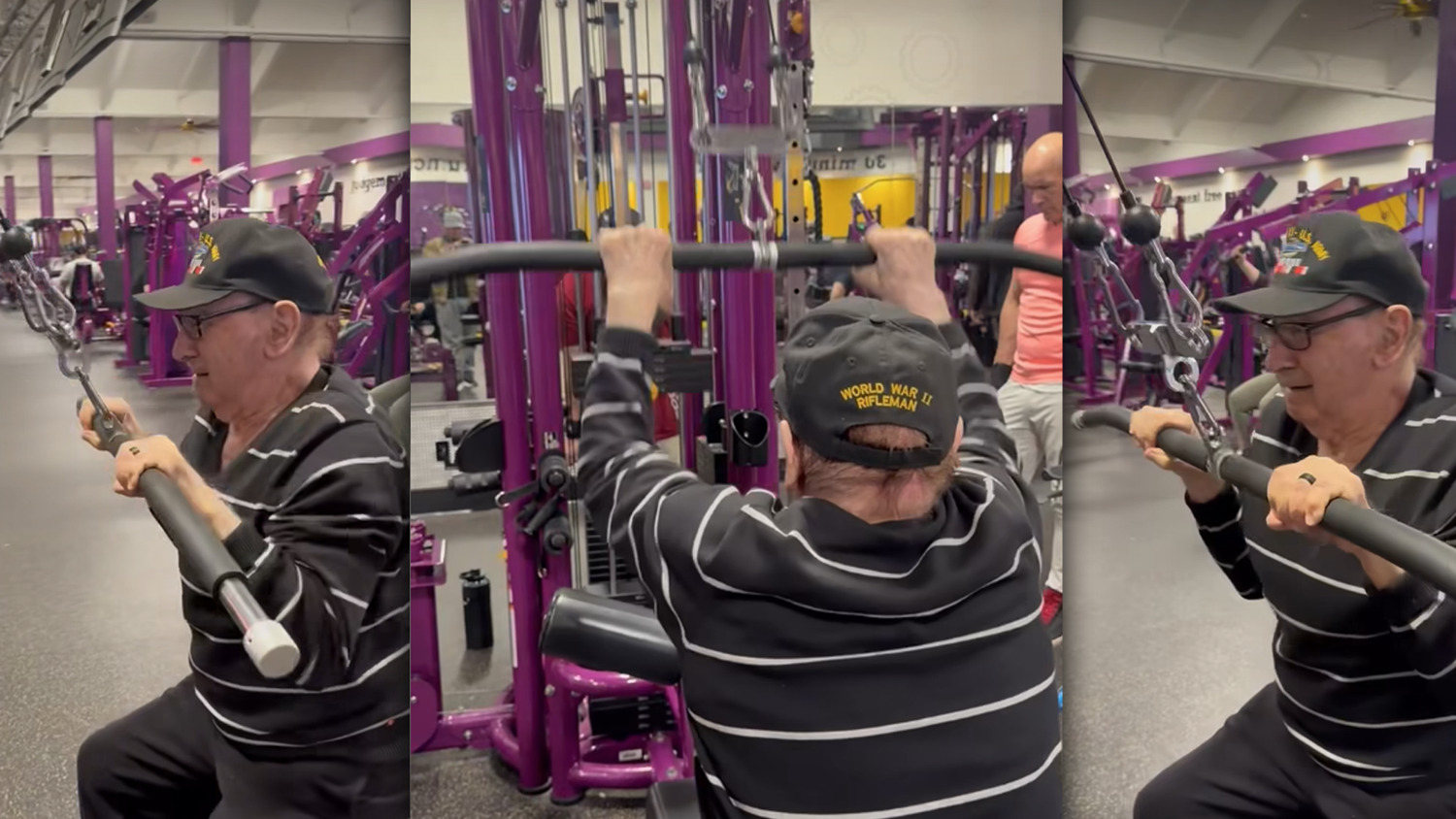 Einfach unglaublich! Der frühere Förderer von Arnold Schwarzenegger Andrew Bostinto (99) trainiert immer noch.