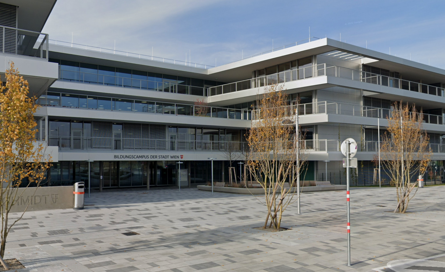 Der Bildungscampus Liselotte-Hansen-Schmidt in der Sonnenallee (Wien-Donaustadt).