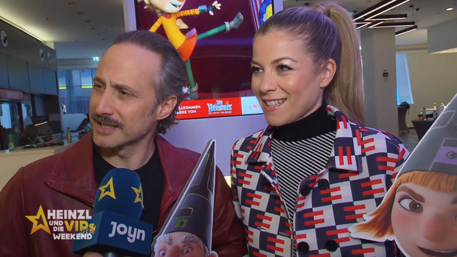 Film-Stimmen Michael Ostrowski und Hilde Dalik bei der Premiere.