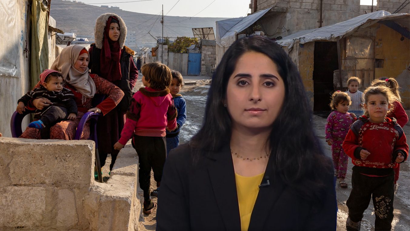 Die syrische Studienautorin Samar Albaradan nahm zu Abschiebungen nach Syrien Stellung.