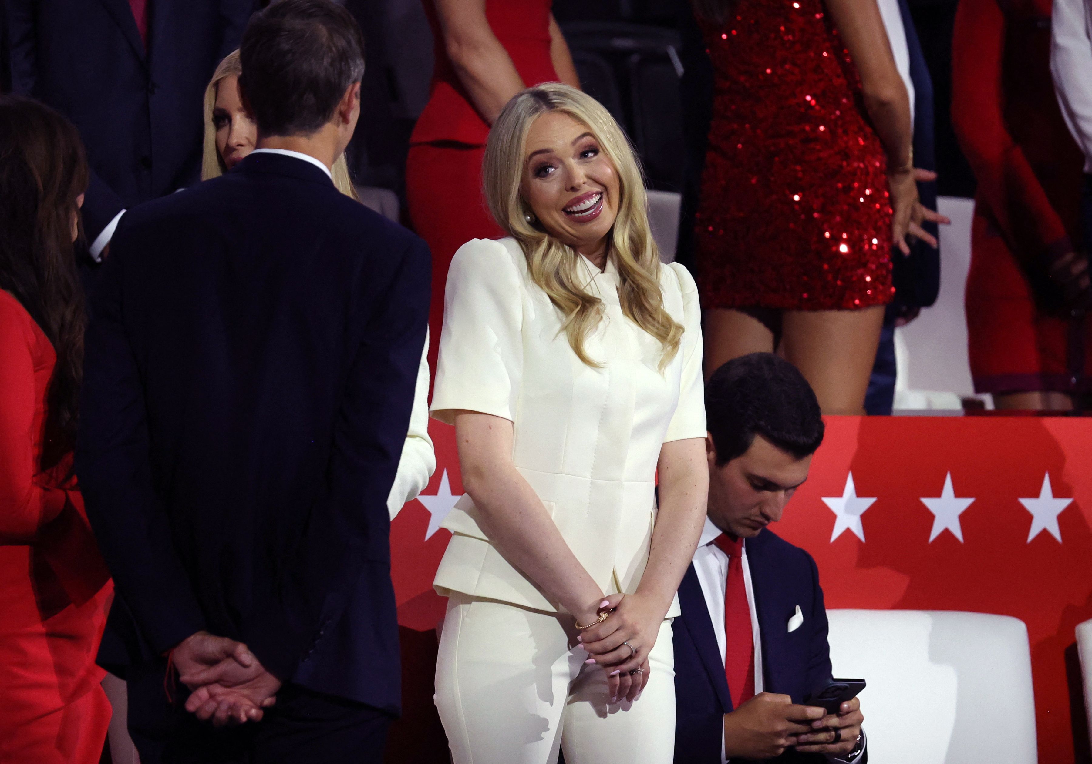 Tiffany Trump bei der Republican National Convention (RNC) in Milwaukee, Wisconsin, am 18. Juli 2024.