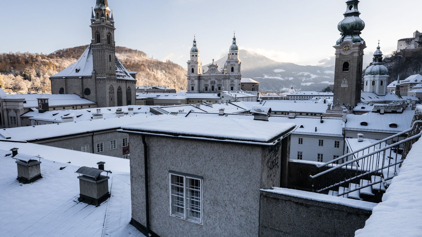 Kaltfront bringt jetzt Schnee und Kälte ins Land