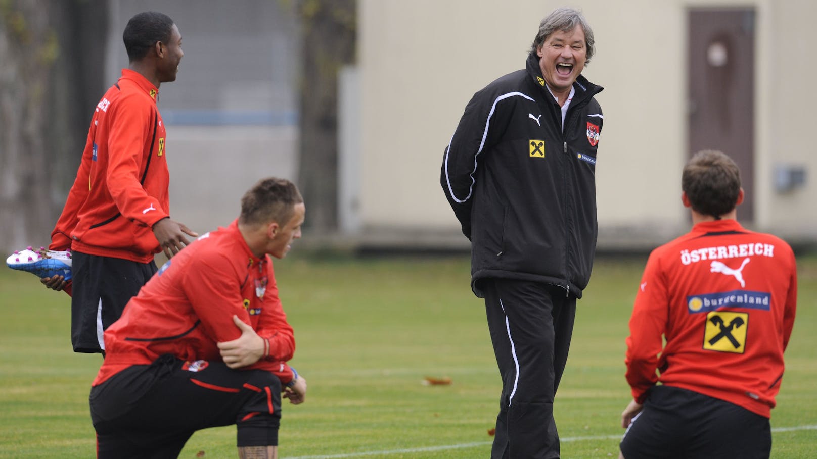 <strong>15. November 2010:</strong> Teamchef Didi Constantini während des Trainings der Nationalmannschaft vor dem Freundschaftsspiel gegen Griechenland in Wien.