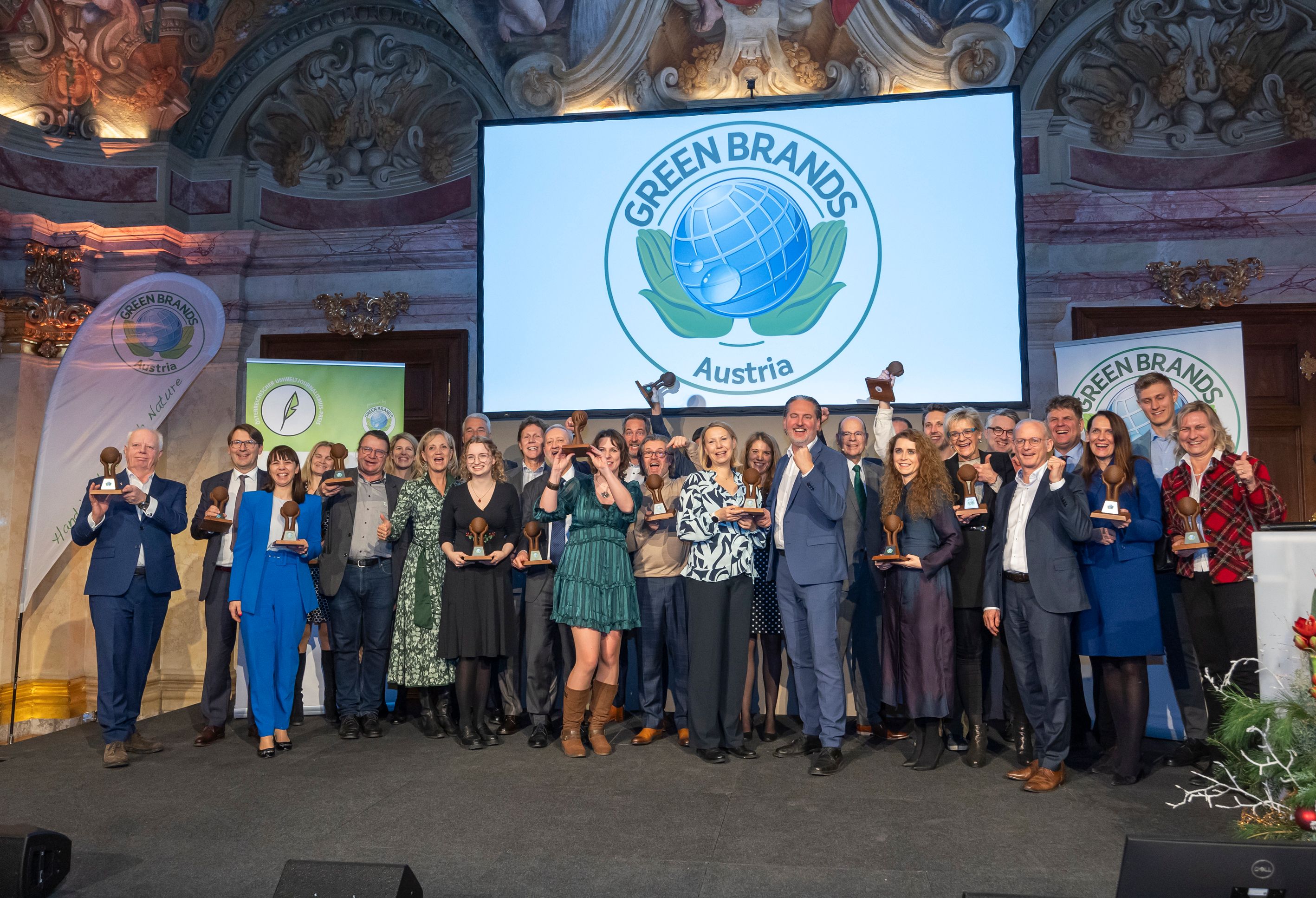 GREEN BRANDS Austria 2024 Gala mit Verleihung des Österreichischen Umweltjournalismus-Preises im Palais Niederösterreich, Wien.