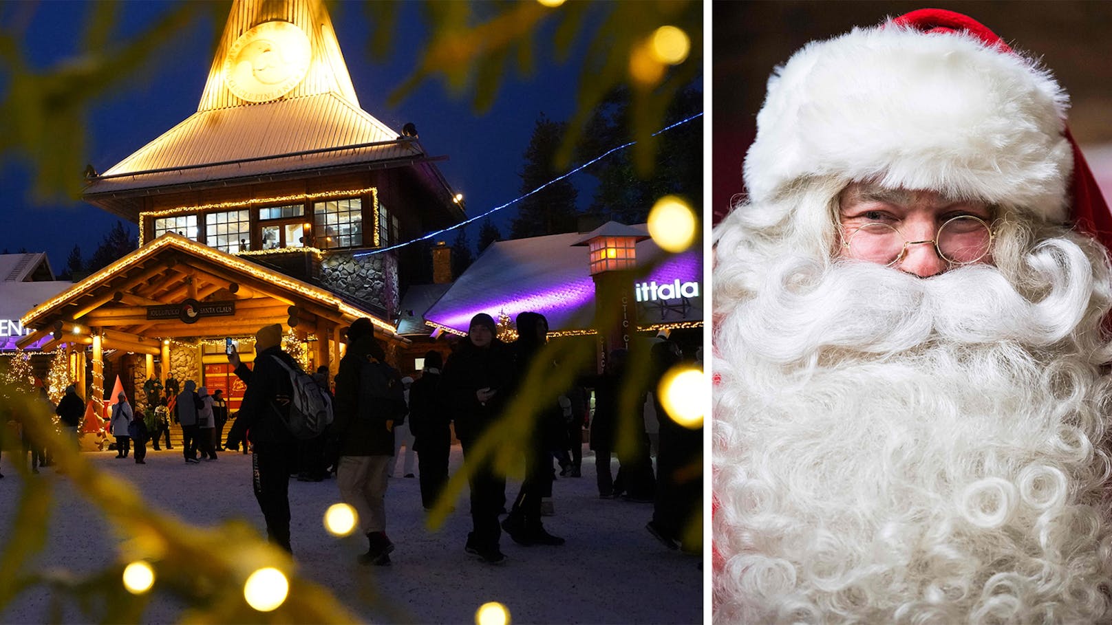 Touristenmassen stürmen Dorf des Weihnachtsmannes