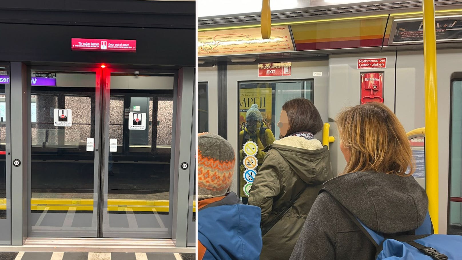 Türen blieben zu – "U-Bahn fuhr plötzlich rückwärts!"