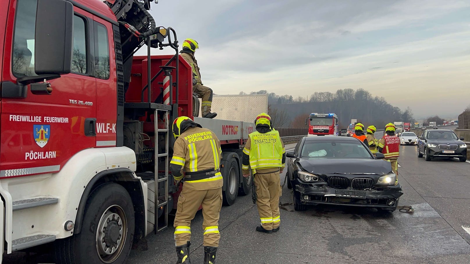 Auffahrunfall bei Pöchlarn